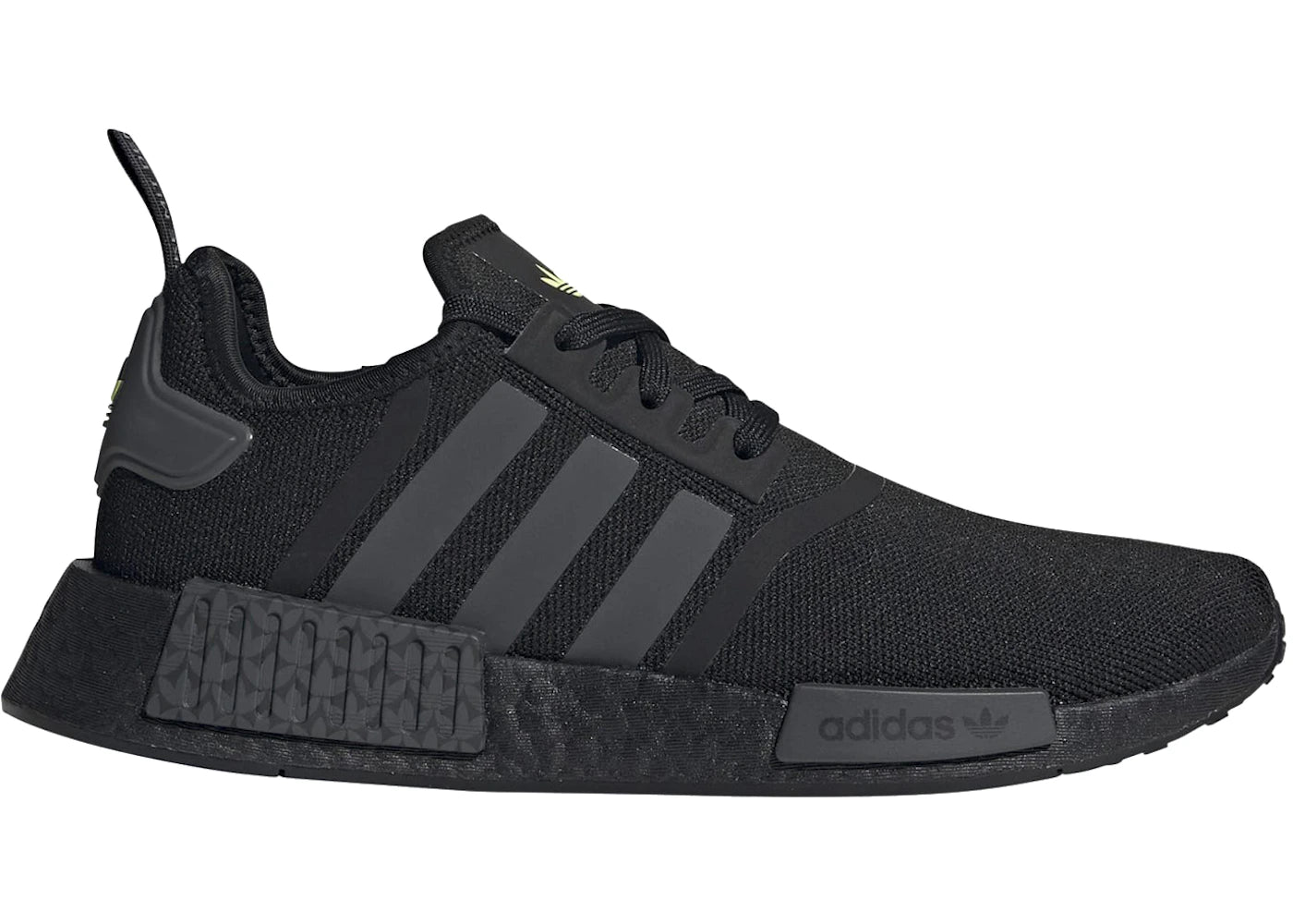 adidas gazelle silver green womens adidas NMD R1 Core Black Grey Solar Yellow – Side Kicks