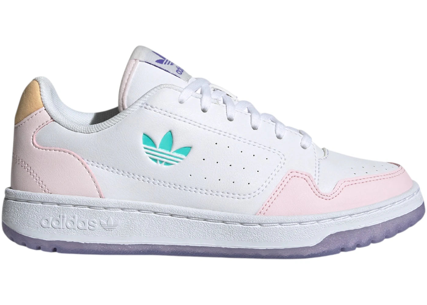 adidas NY 90 Cloud White Light Purple Clear Pink (GS)