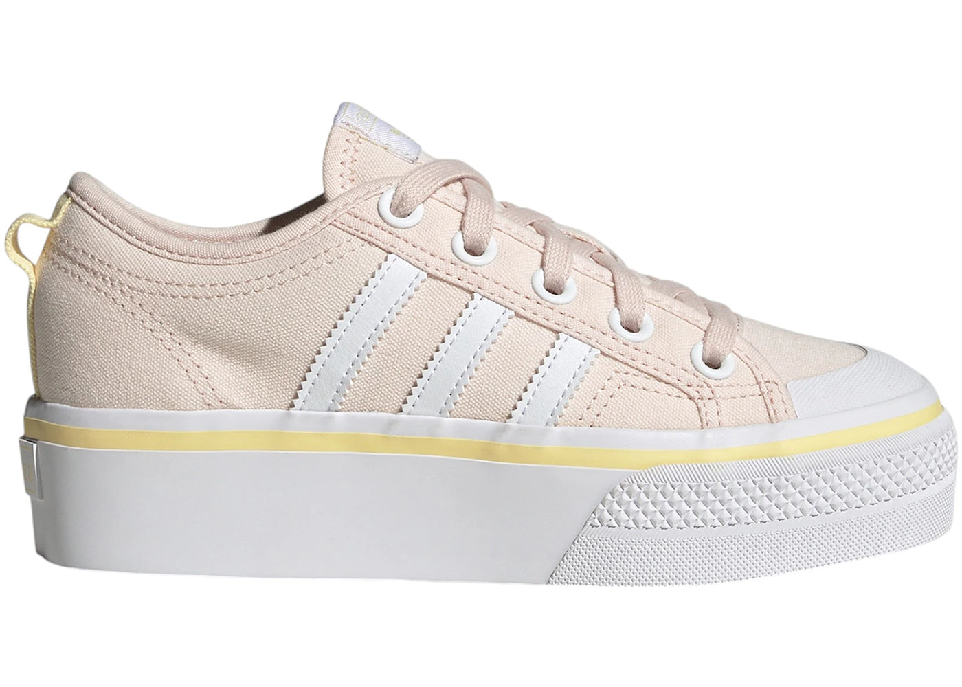 adidas Nizza Platform Wonder Quartz Cloud White Almost Yellow (GS)