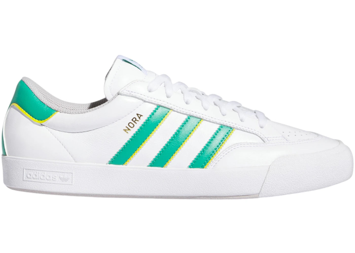adidas Nora Cloud White Court Green Yellow