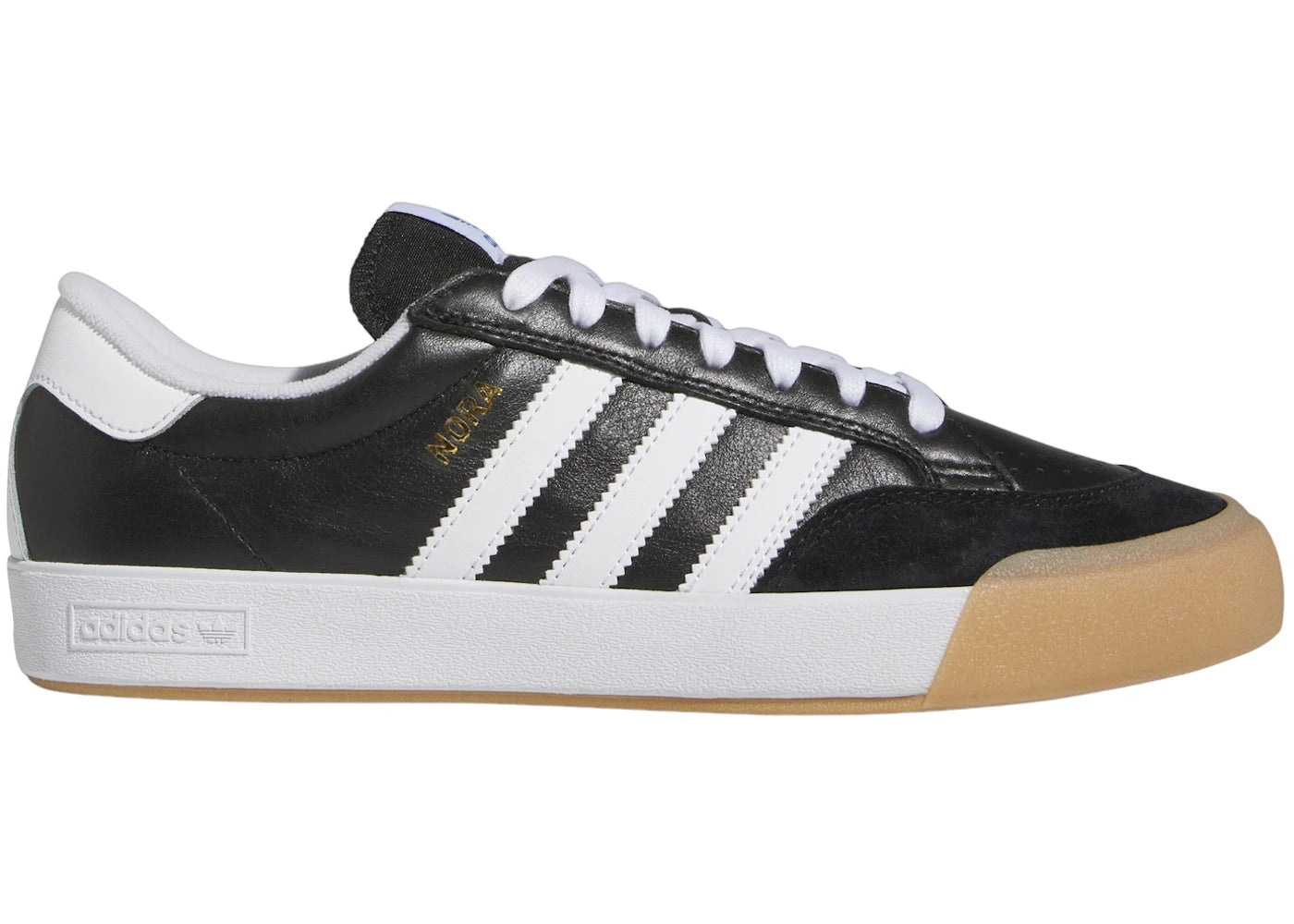 adidas Nora Core Black Cloud White Blue Bird – Side Kicks