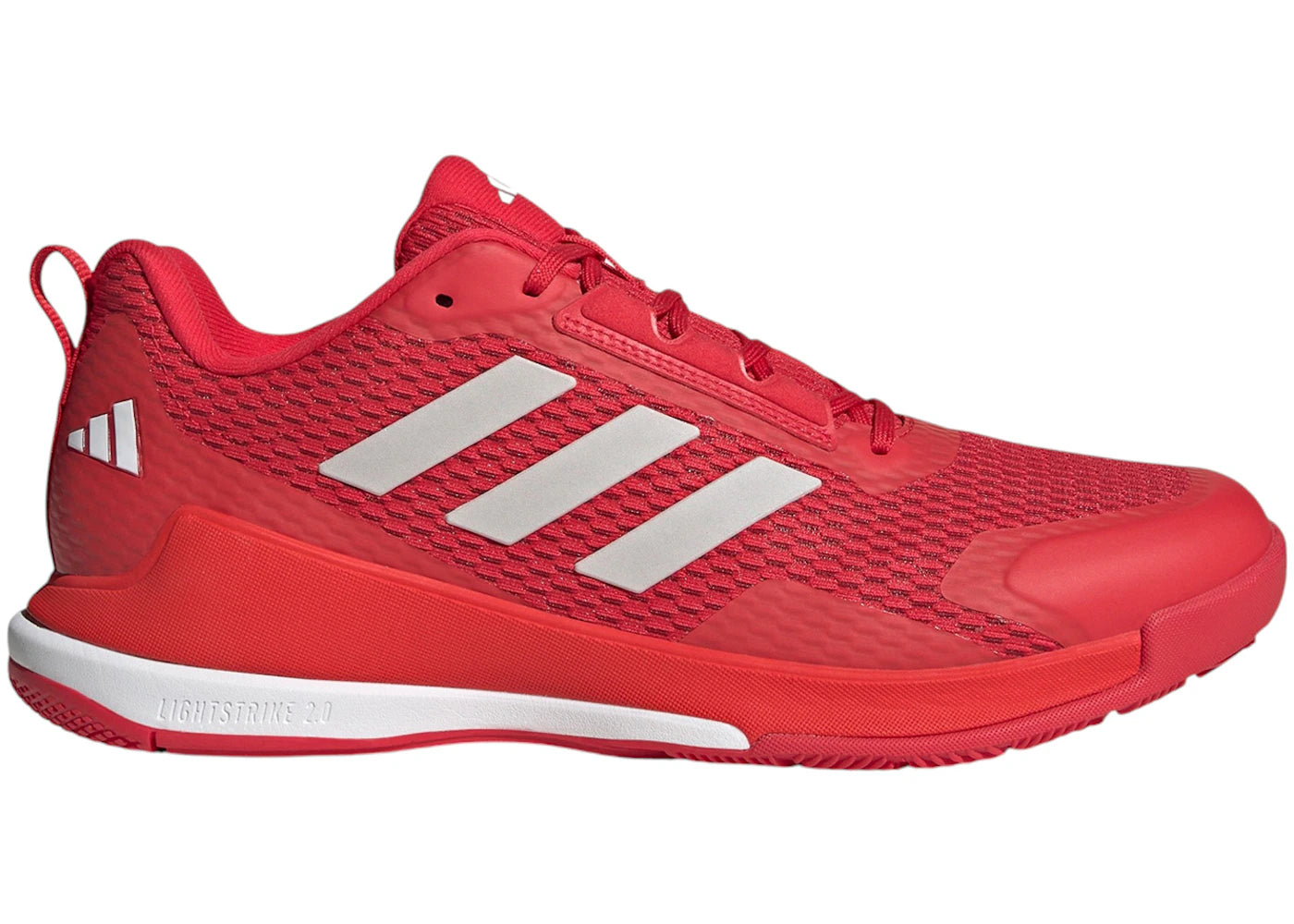 adidas Novaflight 2 Indoor Pure Ruby Zero Metalic Cloud White