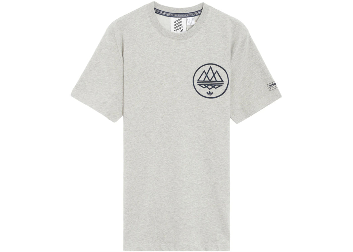 adidas Originals Spezial Mod Trefoil Tee Grey Heather