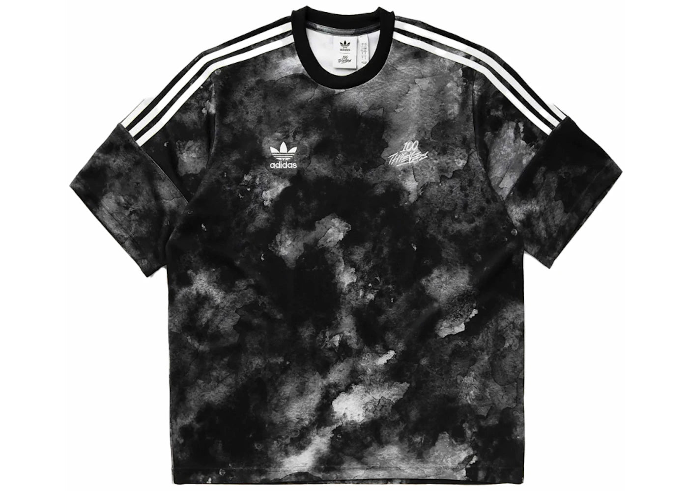 adidas Originals x 100 Thieves Print Jersey Black