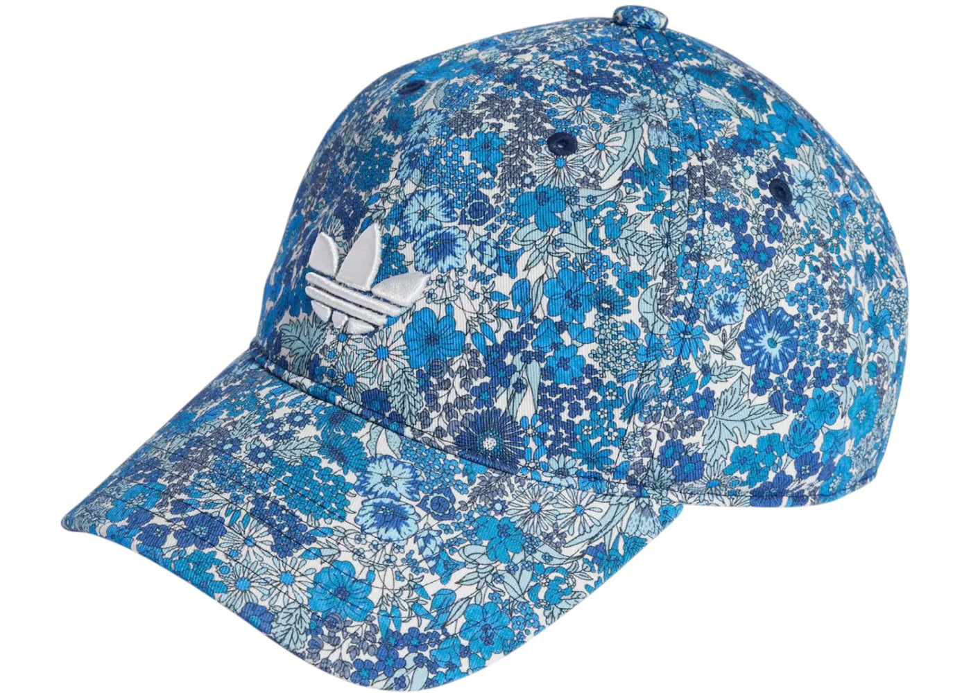 adidas Originals x Liberty London Baseball Hat Core White/Royal Blue