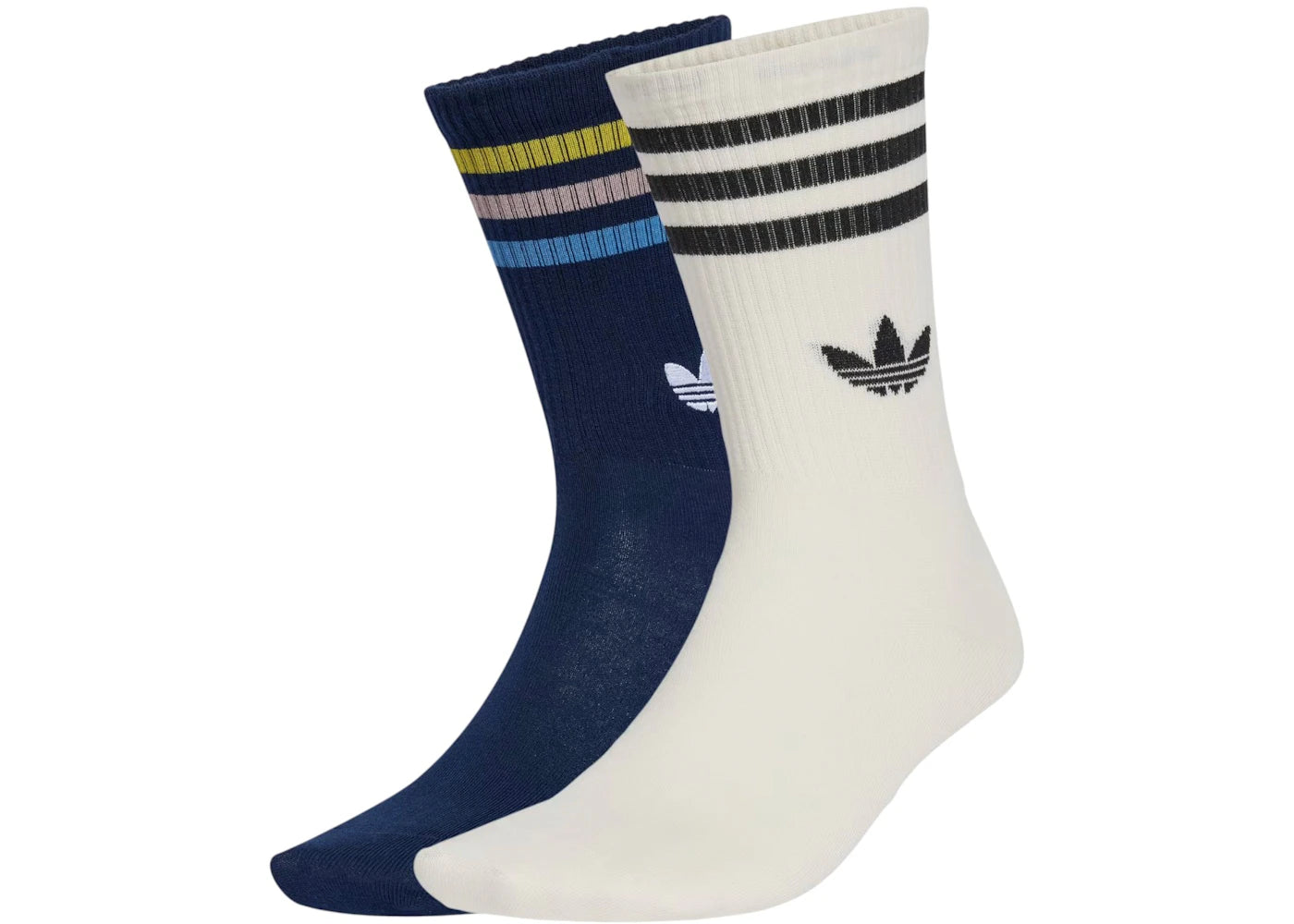 adidas Originals x Liberty London Crew Socks 2 Pairs Multicolor/Chalk White