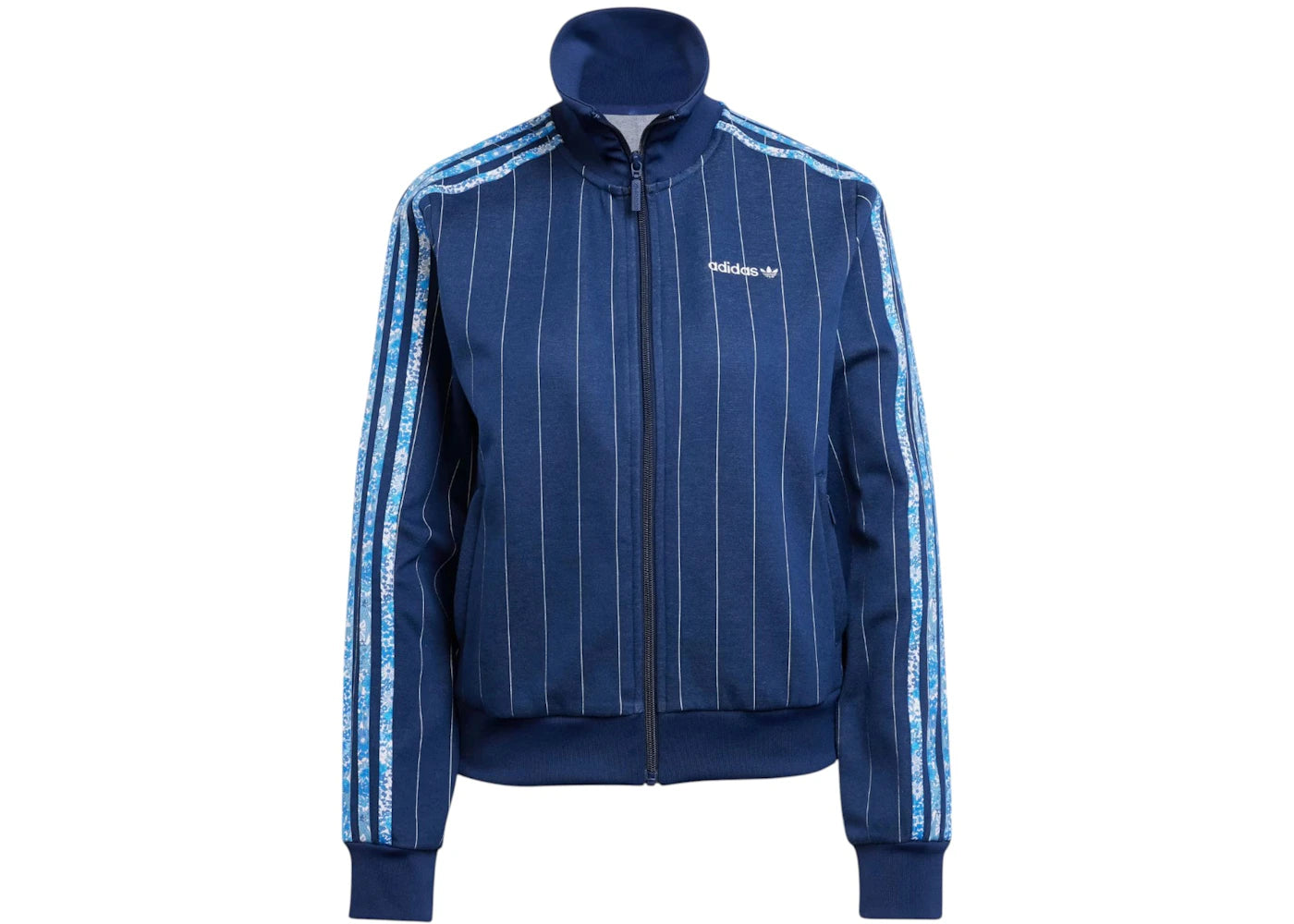 adidas Originals x Liberty London Tonal Blocked Track Top Night Indigo/Chalk White