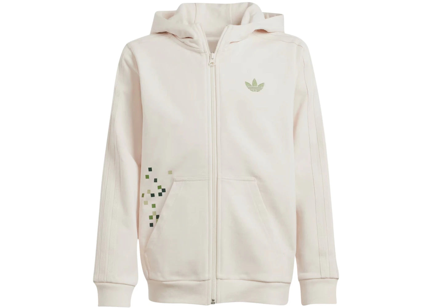 adidas Originals x Minecraft Kids Graphic Hoodie Wonder White