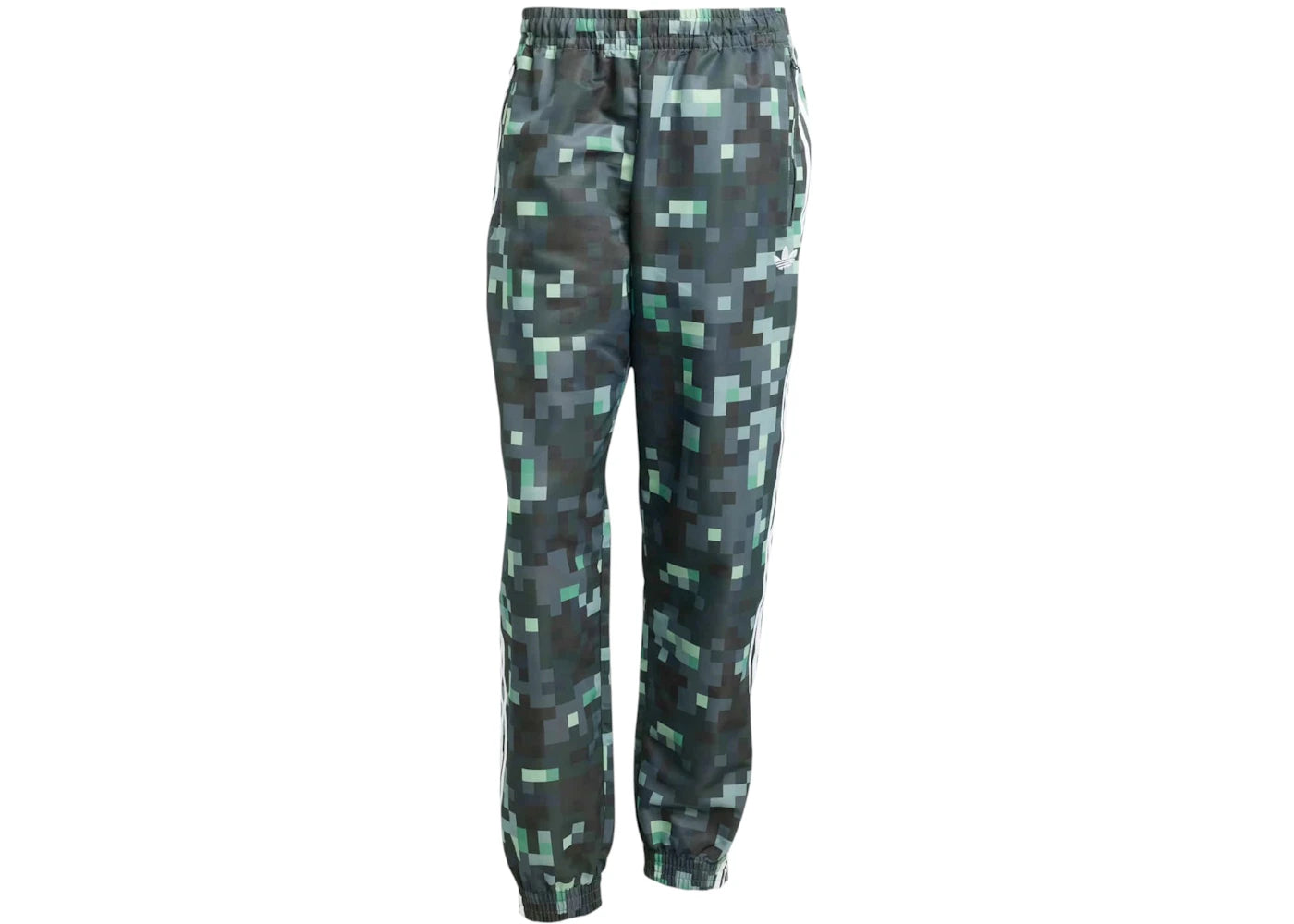 adidas Originals x Minecraft Track Pants Silver Pebble/Magic Lime/Tribe Green/Legend Ivy