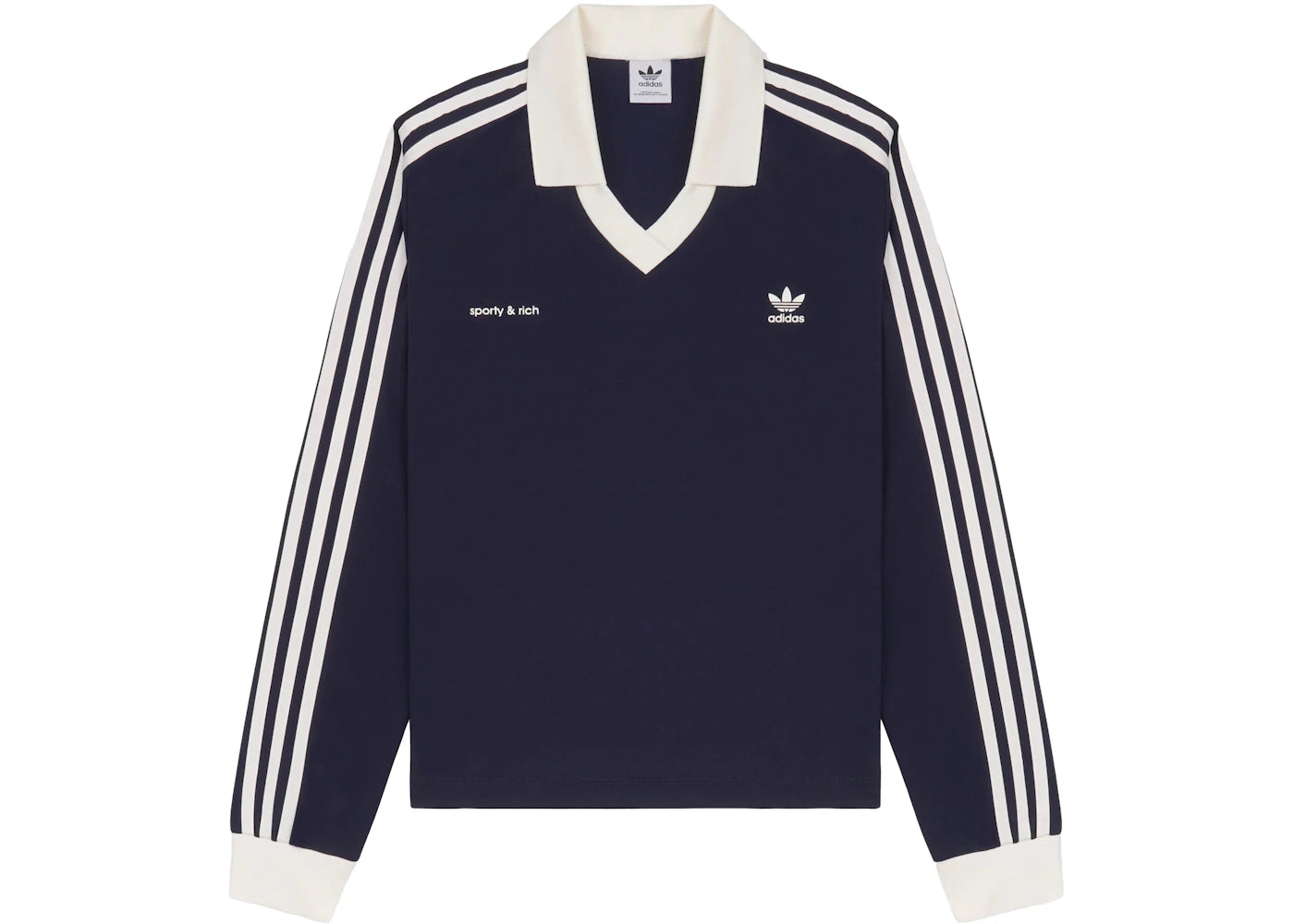 adidas Originals x Sporty & Rich Soccer Jersey Navy/Cream