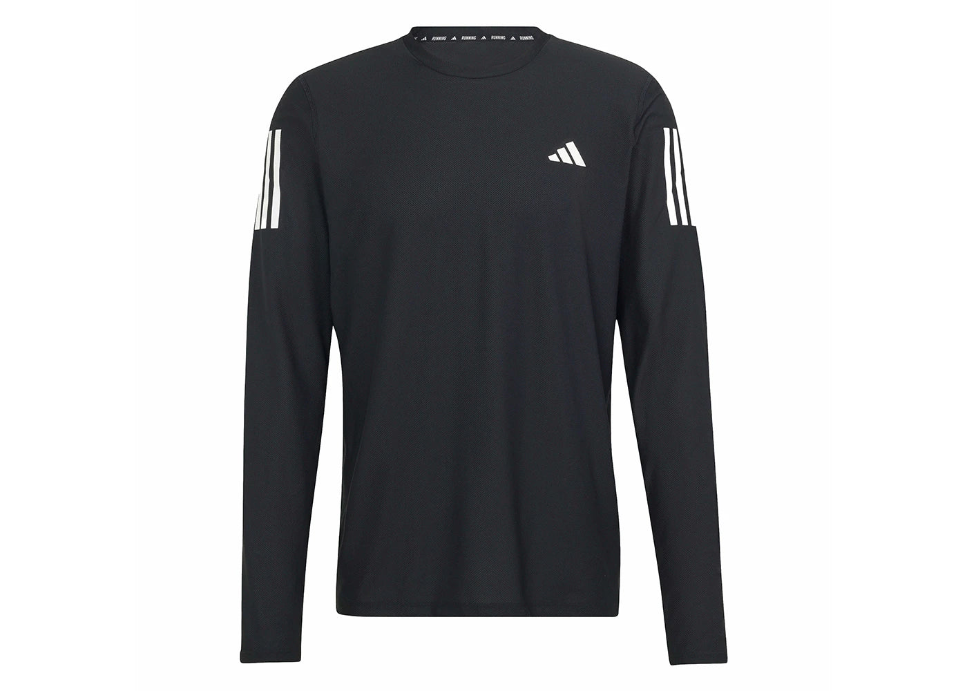 adidas Own The Run Long Sleeve Tee Black