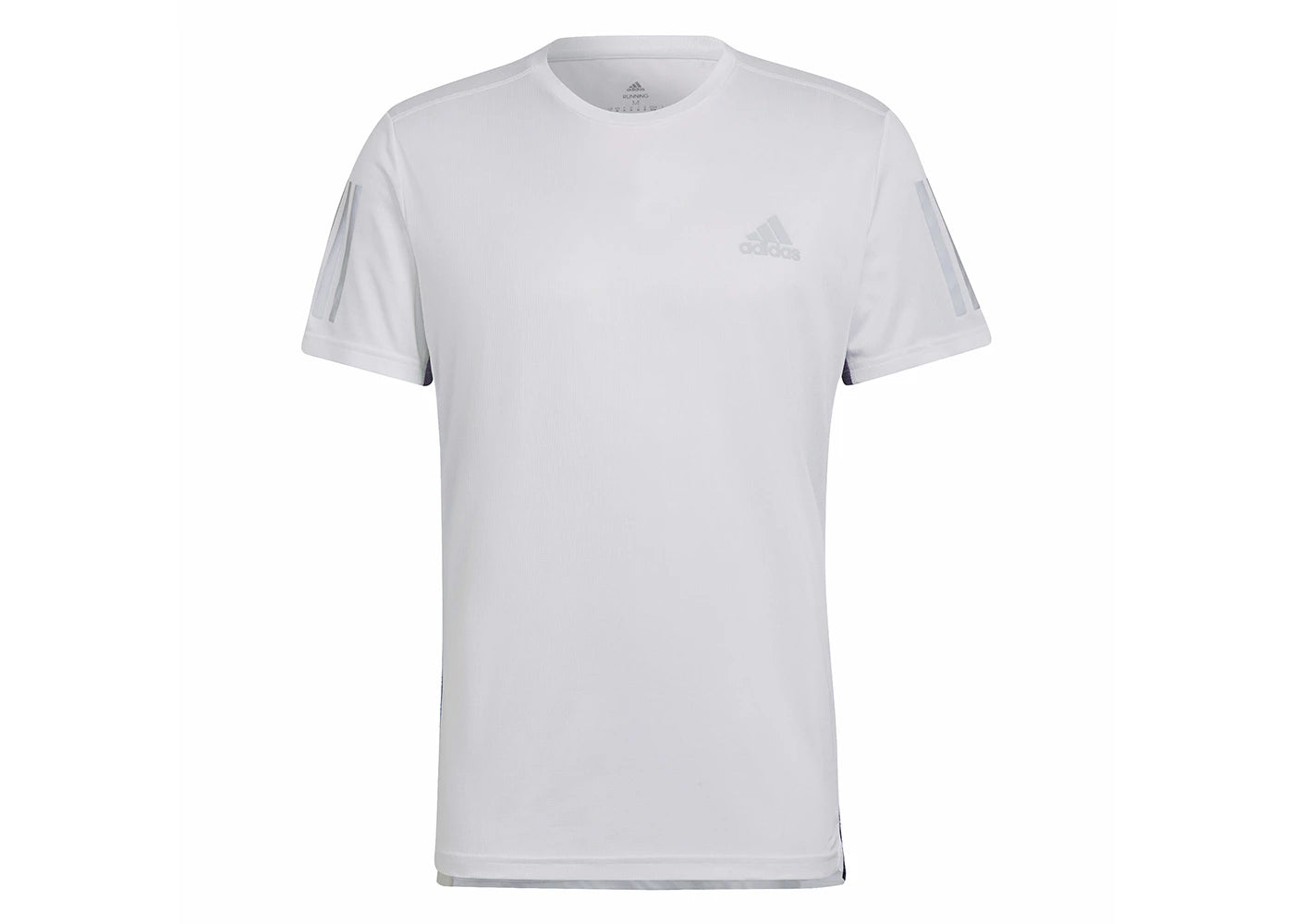 adidas Own the Run Colorblock Tee White/Black/Purple Rush/Semi Mint Rush