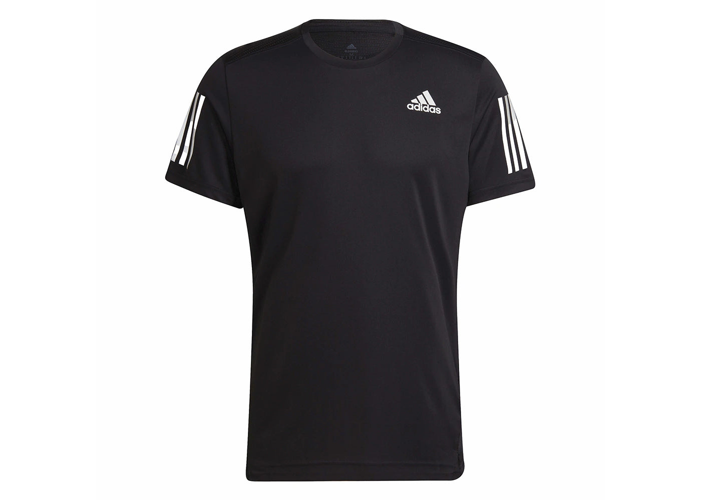 adidas Own the Run Tee Black/Reflective Silver