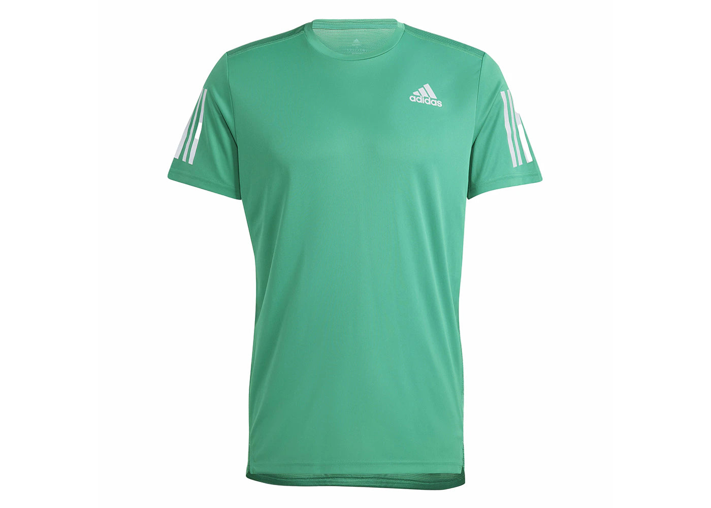 adidas Own the Run Tee Court Green/Reflective Silver