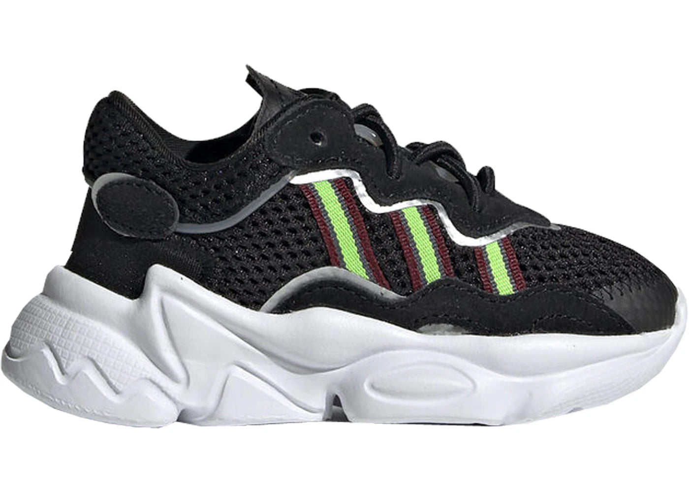 adidas Ozweego Core Black Solar Green (TD)