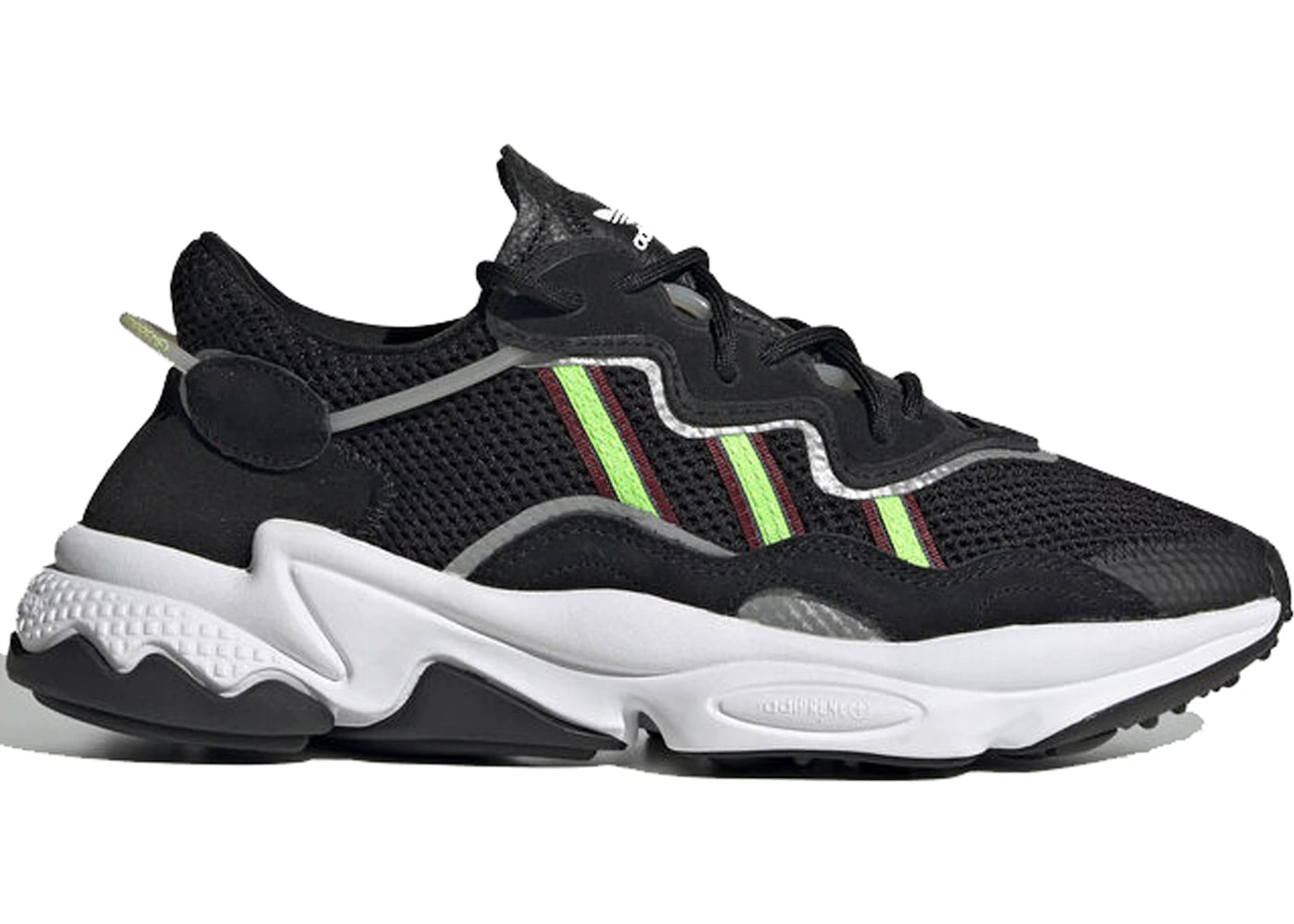 adidas Ozweego Core Black Solar Green (Women's)