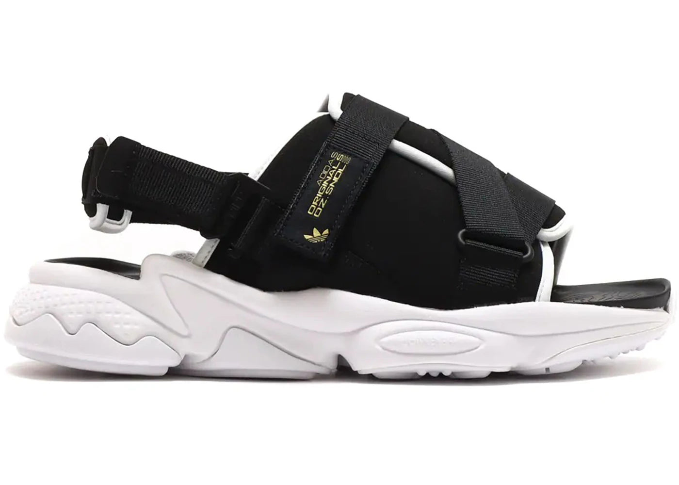 adidas Ozweego Sandal Black White Gold
