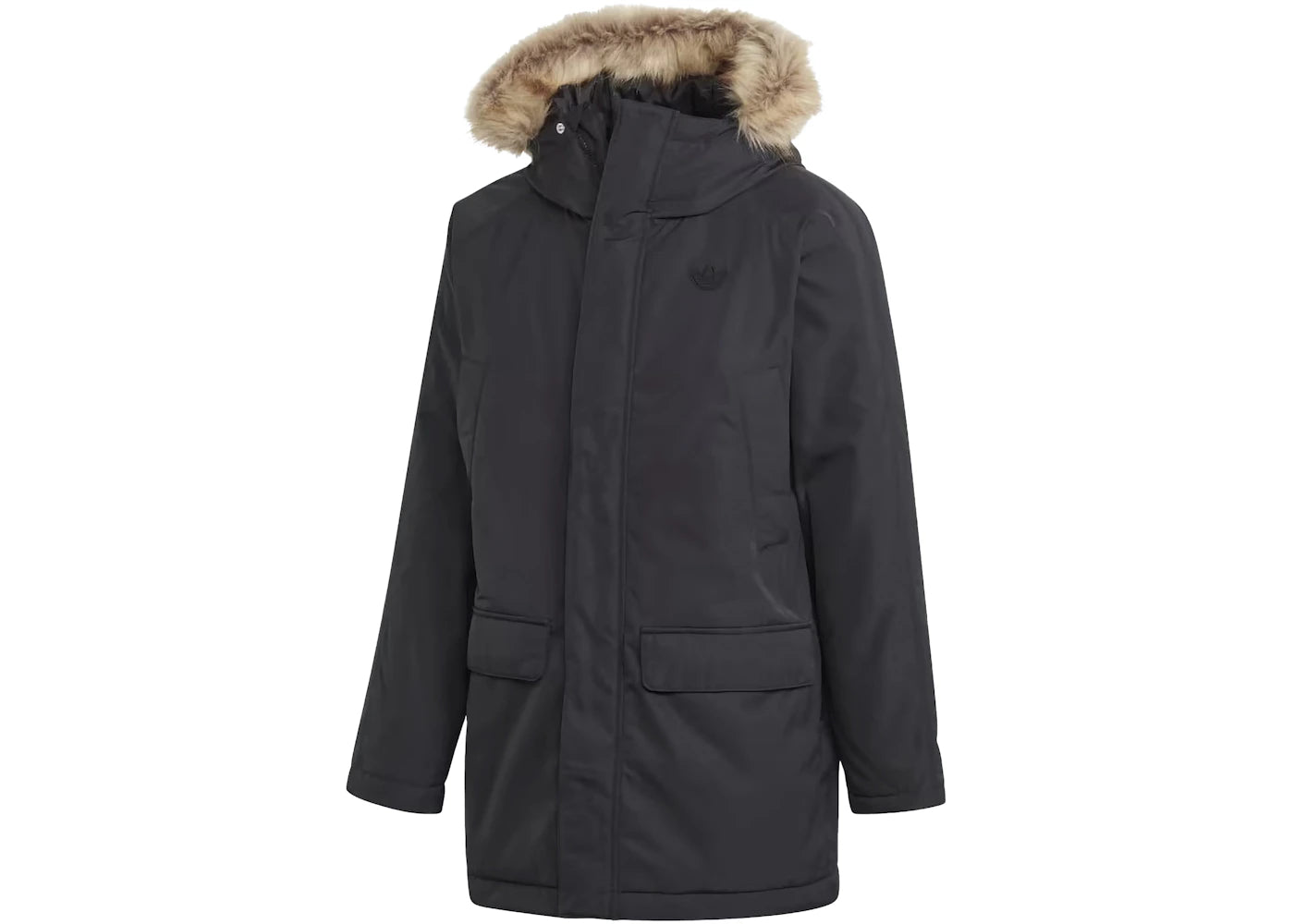 adidas Pad Fur Parka Black