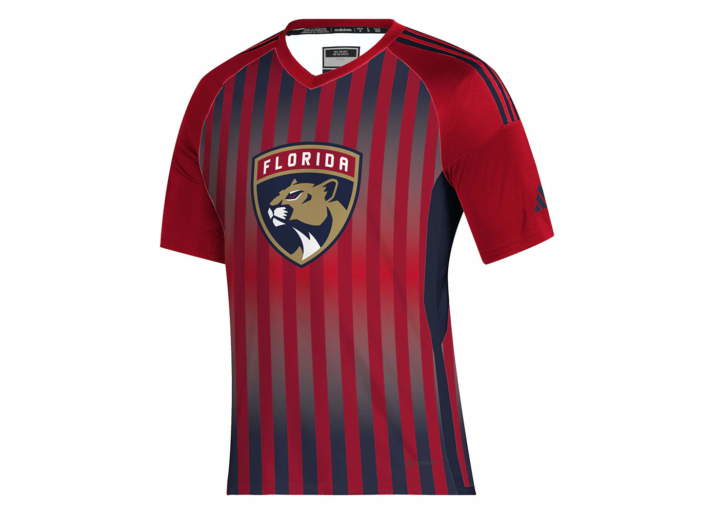 adidas Panthers Hockey Tee Red/Team Navy/Multi