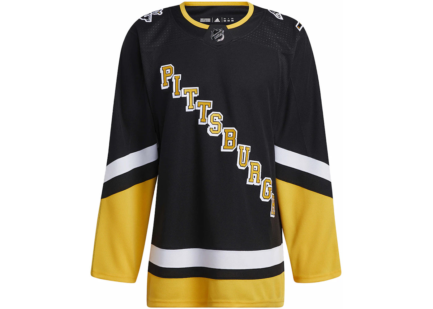adidas Penguins Away Authentic Jersey Black