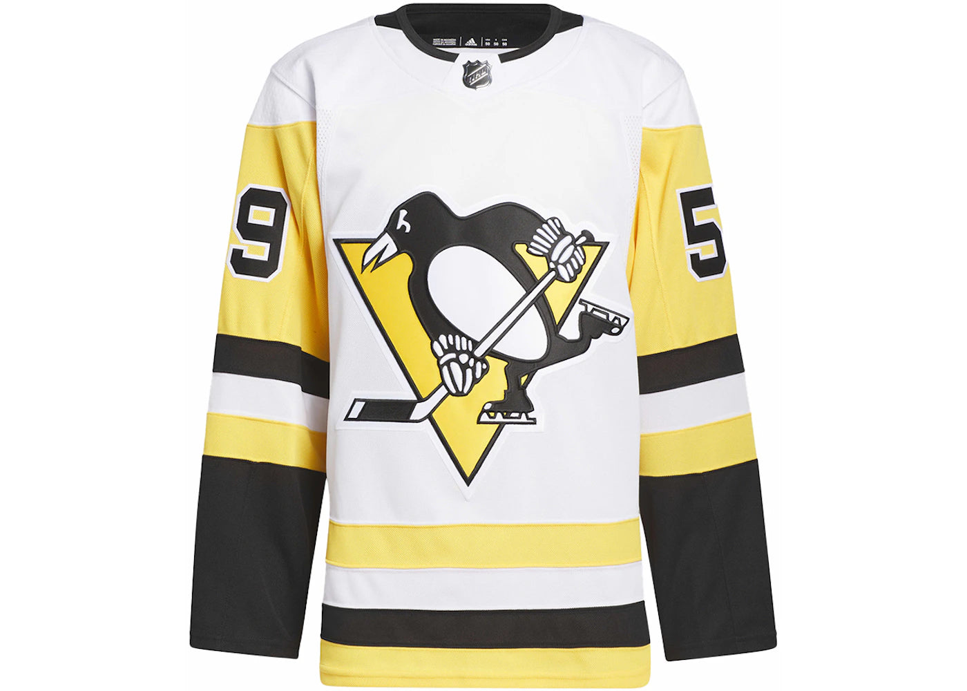 adidas Penguins Guentzel Away Authentic Jersey White