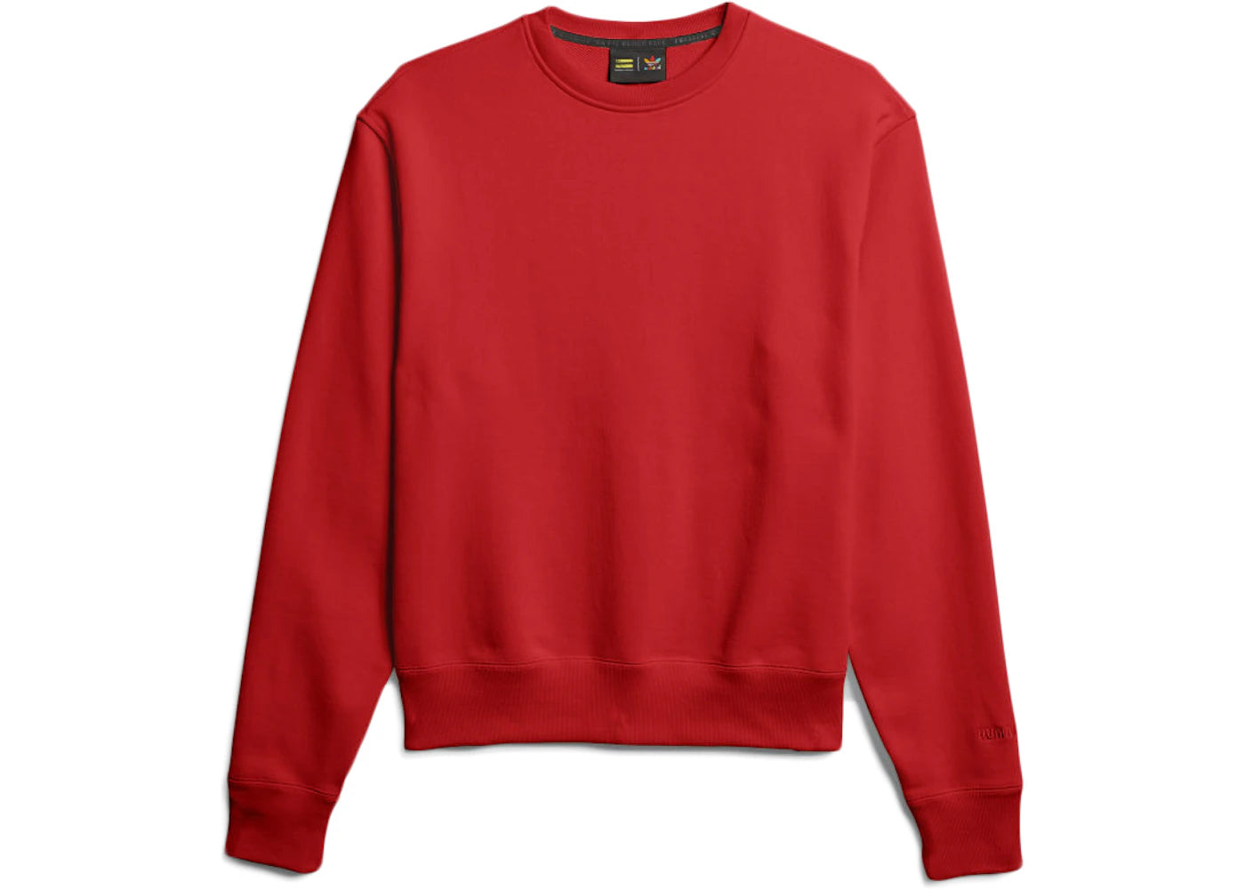 adidas Pharrell Williams Basics Crewneck Sweatshirt Active Red
