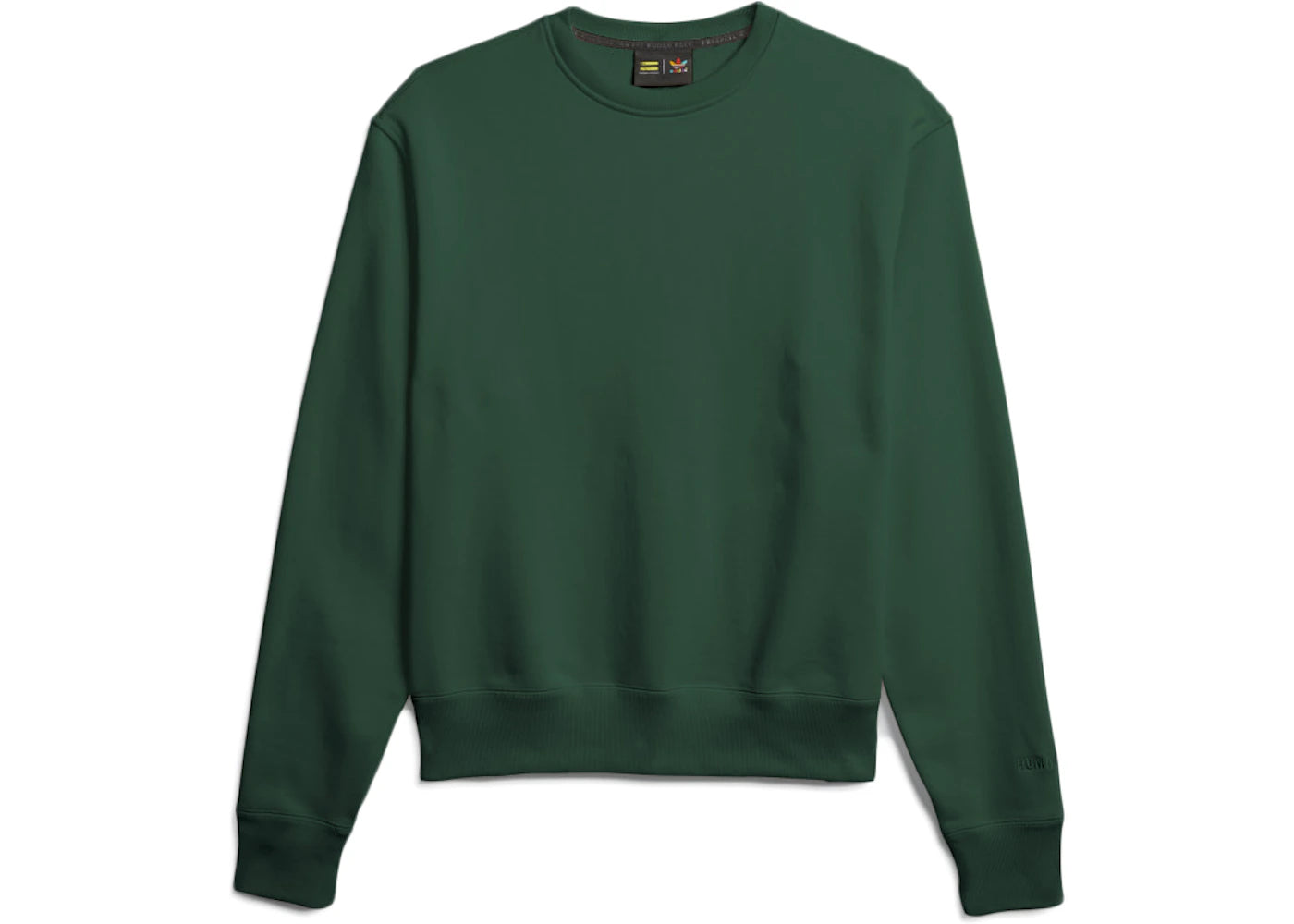 adidas Pharrell Williams Basics Crewneck Sweatshirt Dark Green