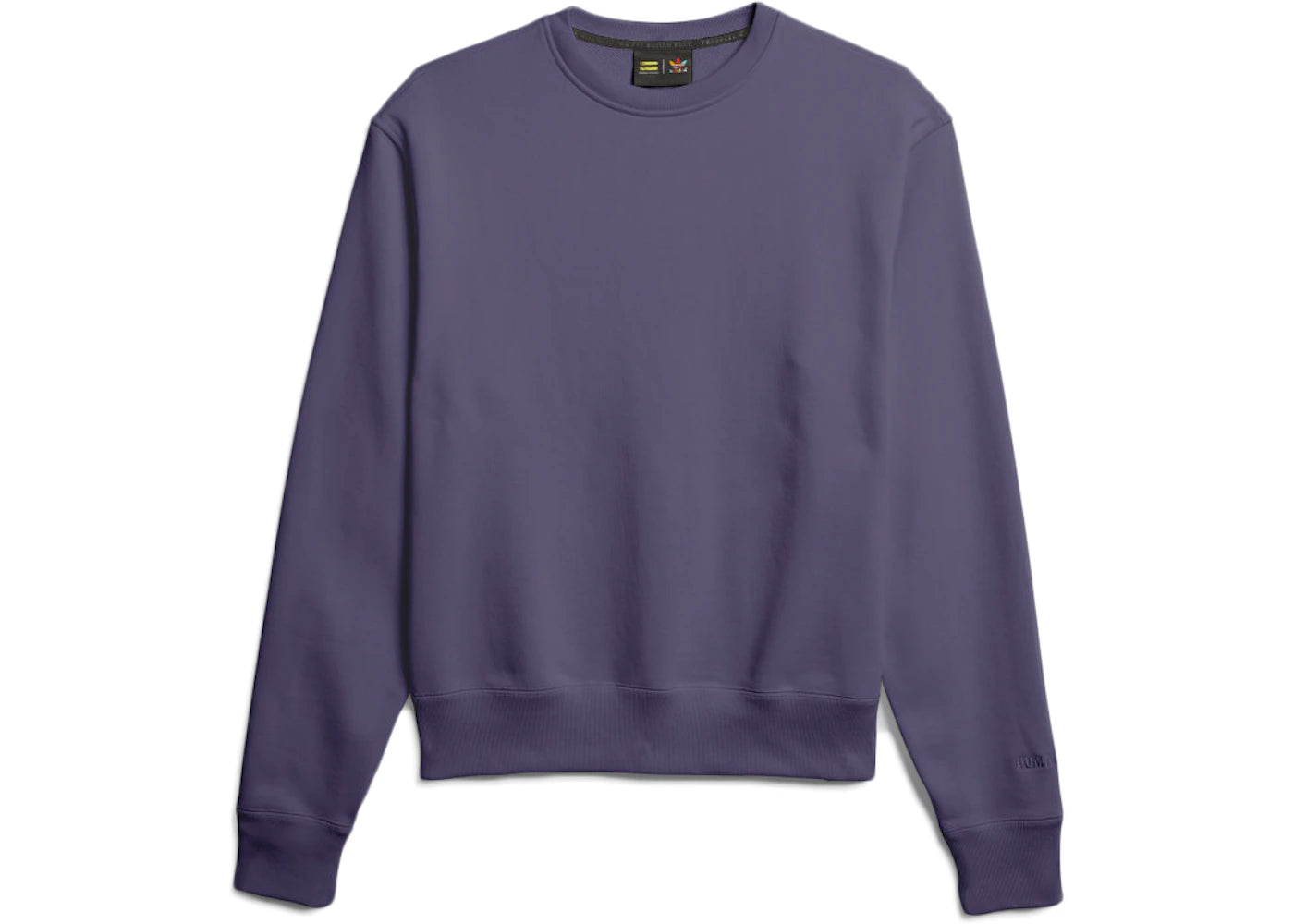 adidas Pharrell Williams Basics Crewneck Sweatshirt Tech Purple