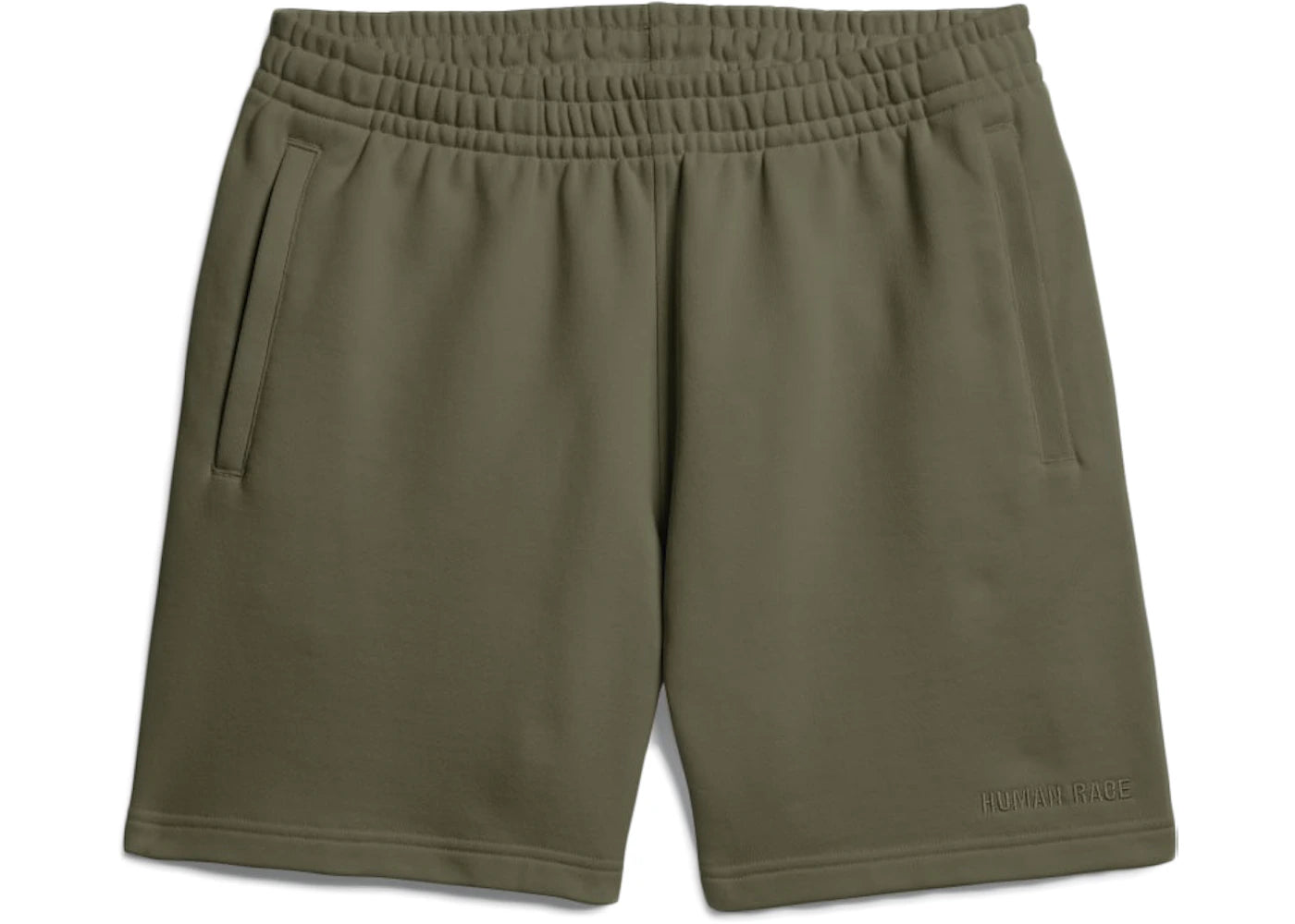 adidas Pharrell Williams Basics Sweat Shorts Olive Cargo