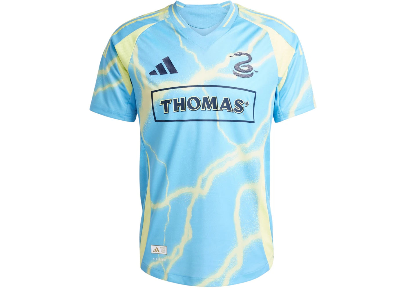 adidas Philadelphia Union 25/26 Away Authentic Jersey Semi Blue Burst