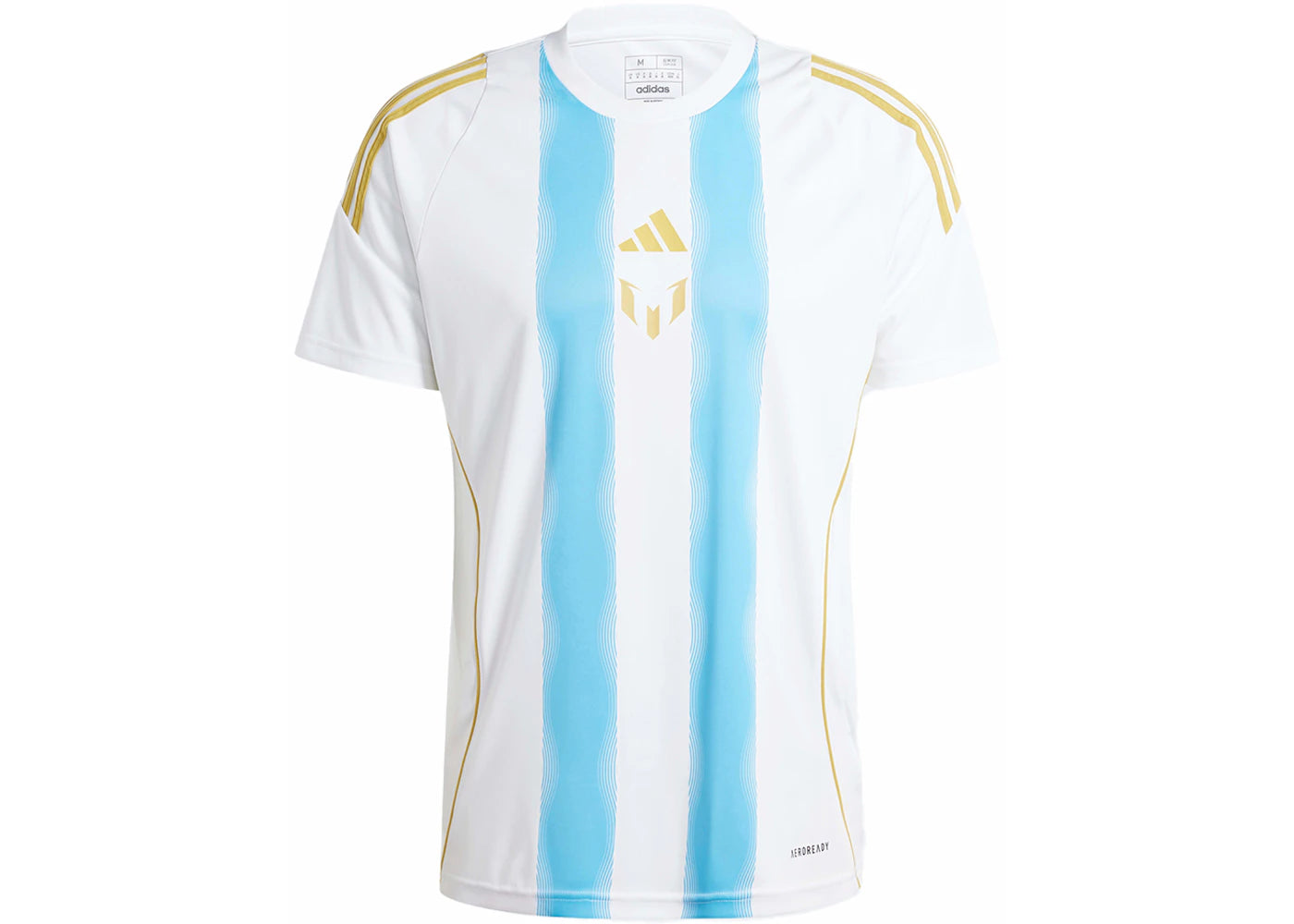 adidas Pitch 2 Street Messi Training Jersey White/Semi Blue Burst