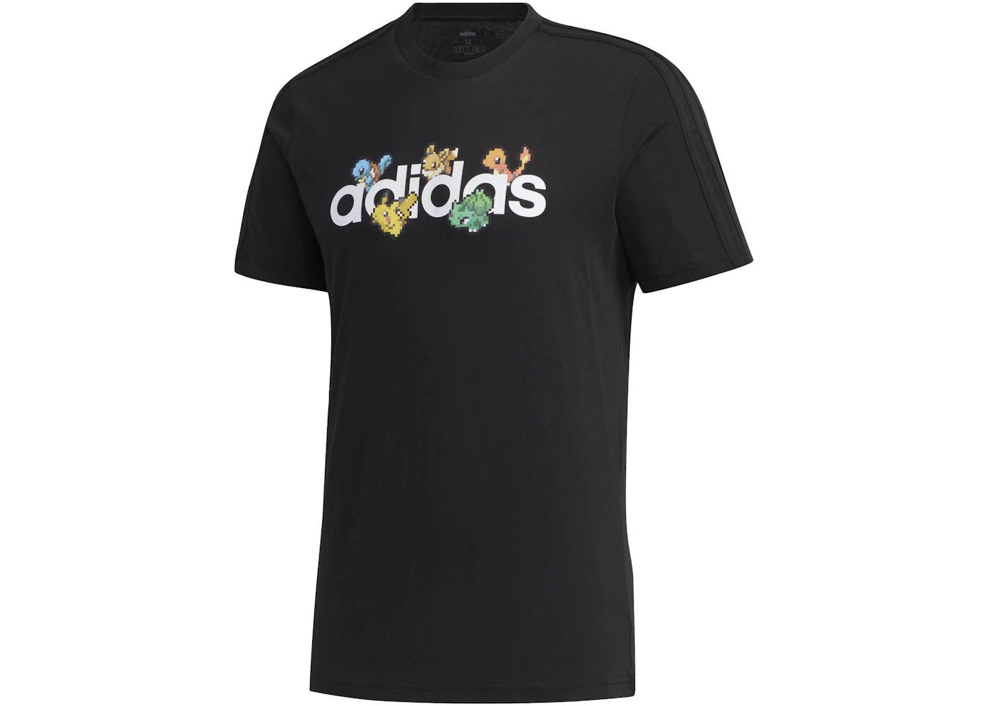 adidas Pokémon Pixeled Tee Black/White