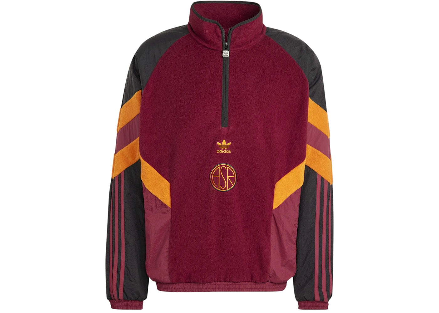 adidas Polar Fleece Sweatshirt Team Coll Burgundy 2