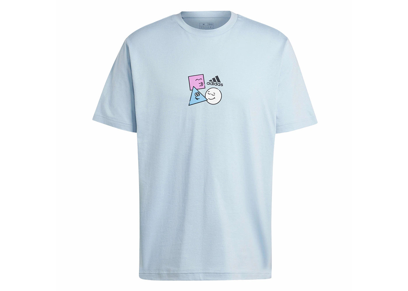 adidas Positivity Shapes Graphic Tee Wonder Blue
