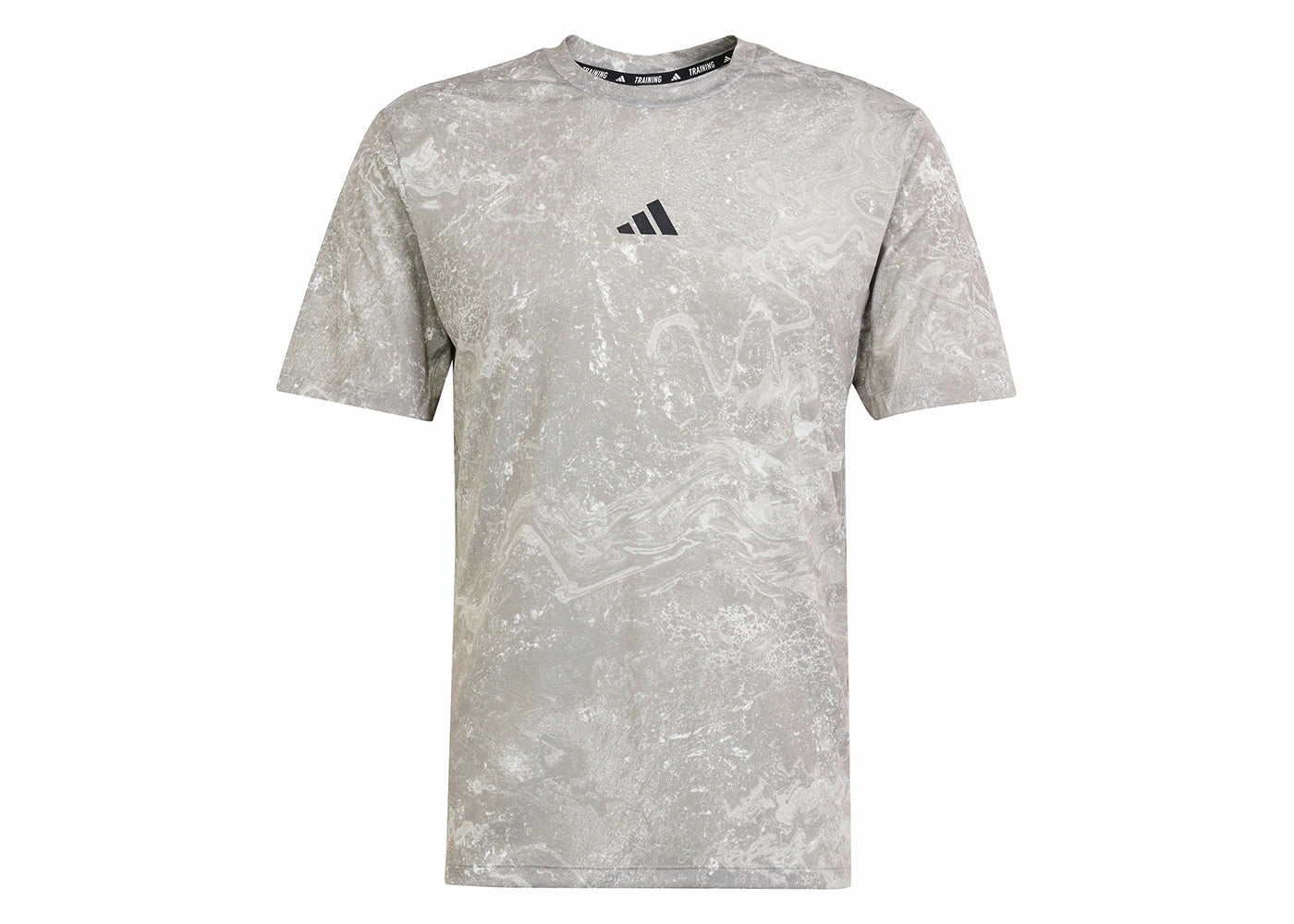 adidas Power Workout Tee Silver Pebble/Black