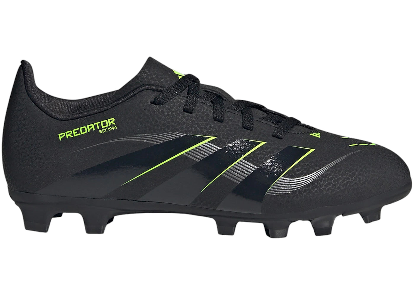 adidas Predator Club FG/MG Core Black Carbon Lucid Lemon (GS)