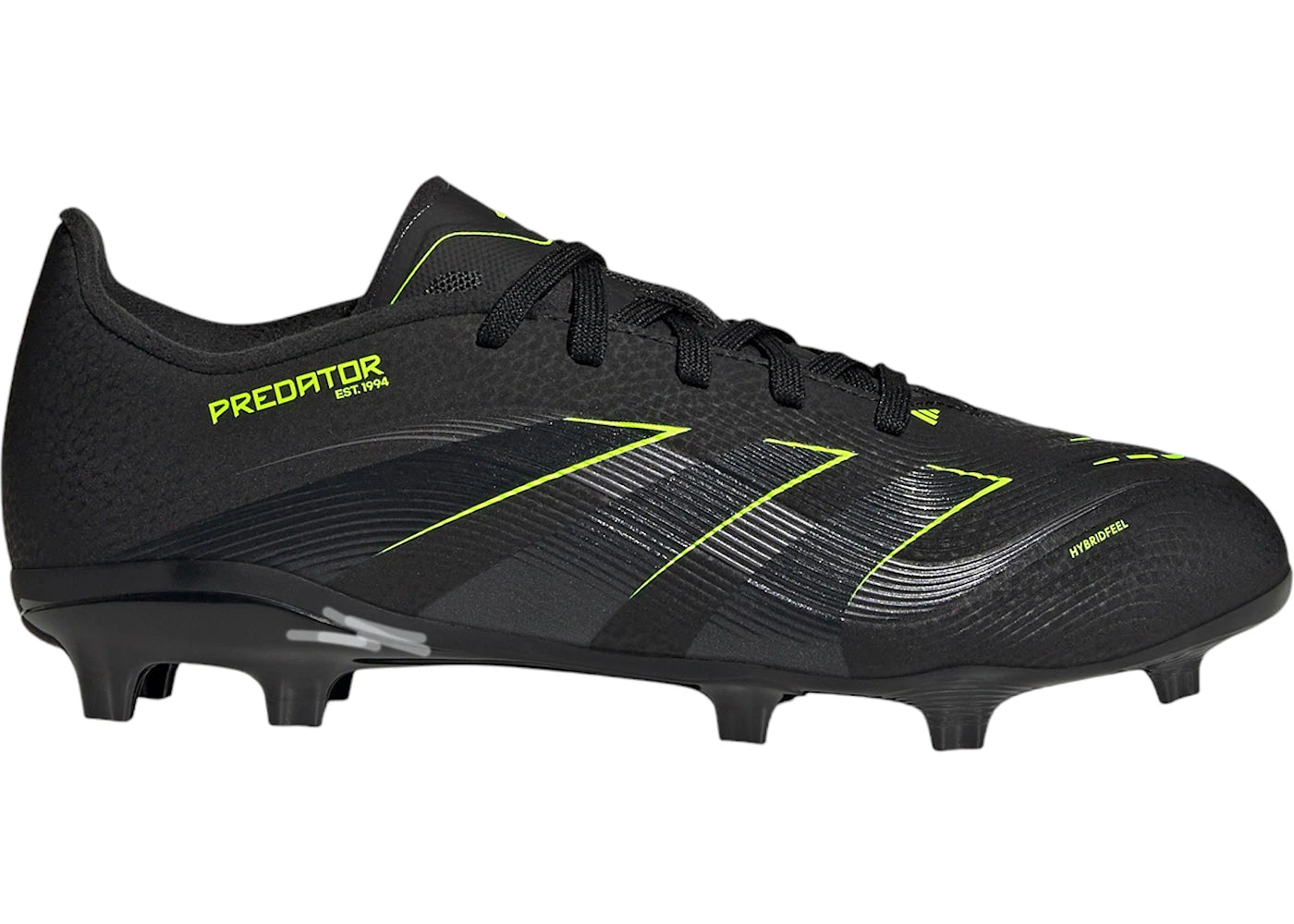 adidas Predator League FG/MG Core Black Carbon Lucid Lemon (GS)