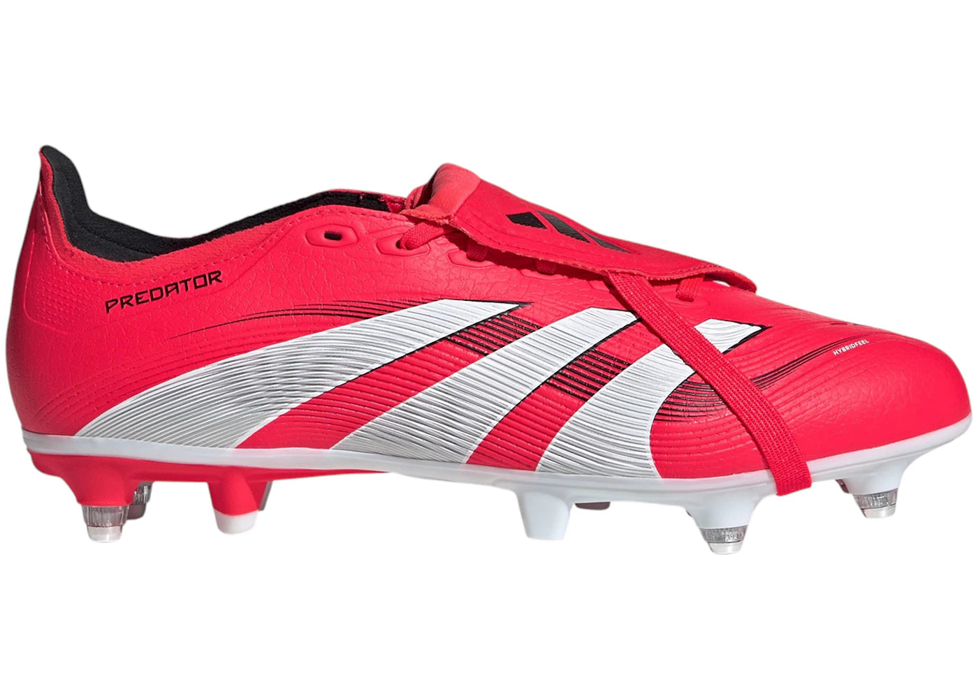 adidas Predator League Fold-Over Tongue SG Lucid Red Cloud White Core Black
