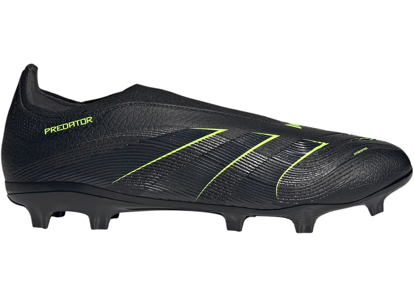adidas Predator League Laceless FG/MG Core Black Carbon Lucid Lemon