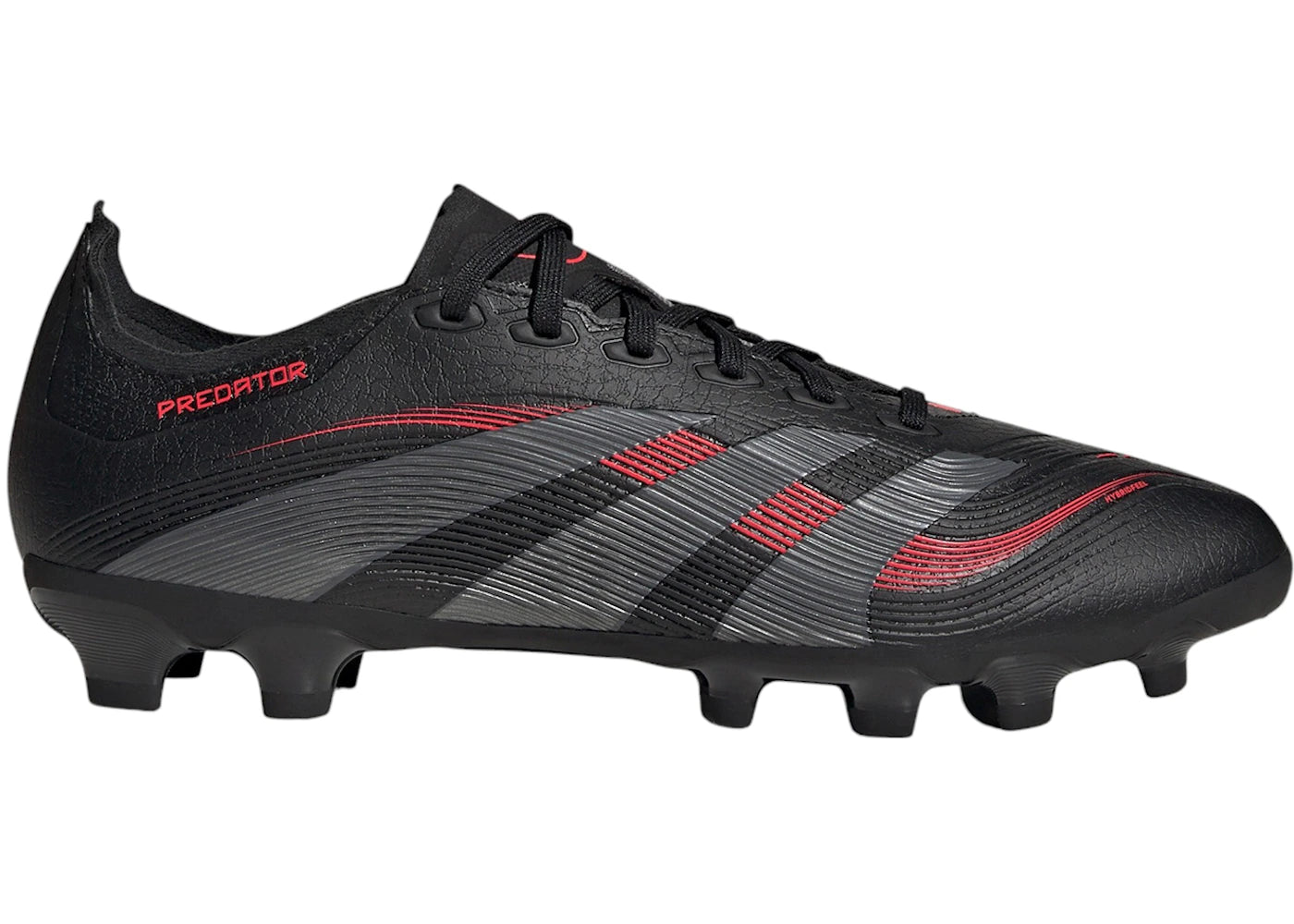 adidas Predator League MG Core Black Grey Four Lucid Red