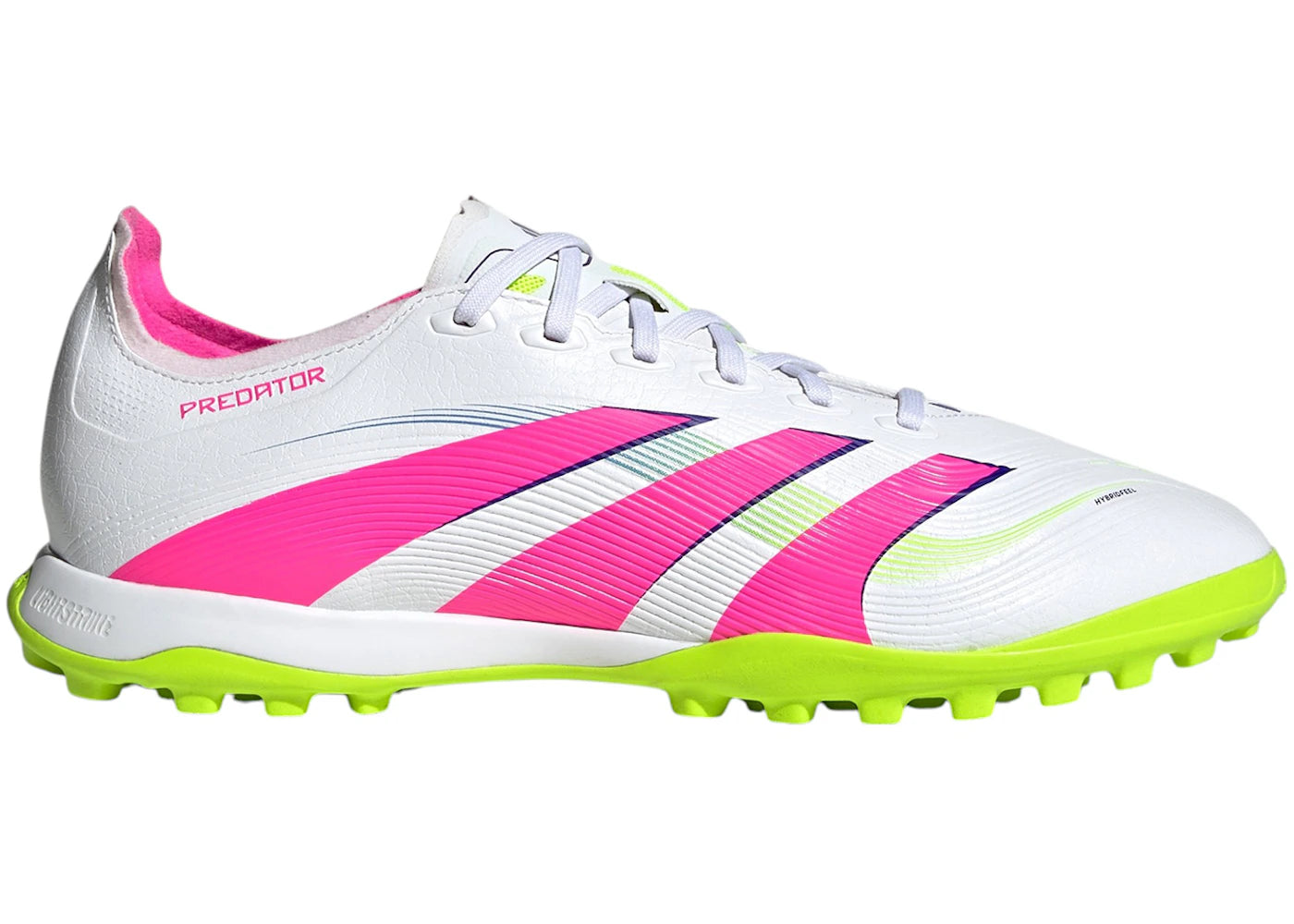 adidas Predator League Turf Cloud White Lucid Pink Lucid Lemon