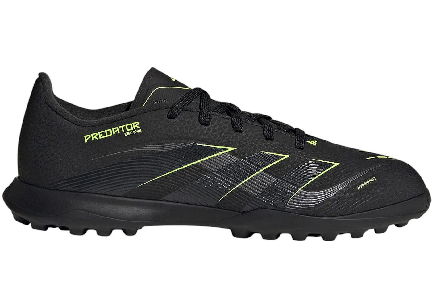 adidas Predator League Turf Core Black Carbon Lucid Lemon (GS)