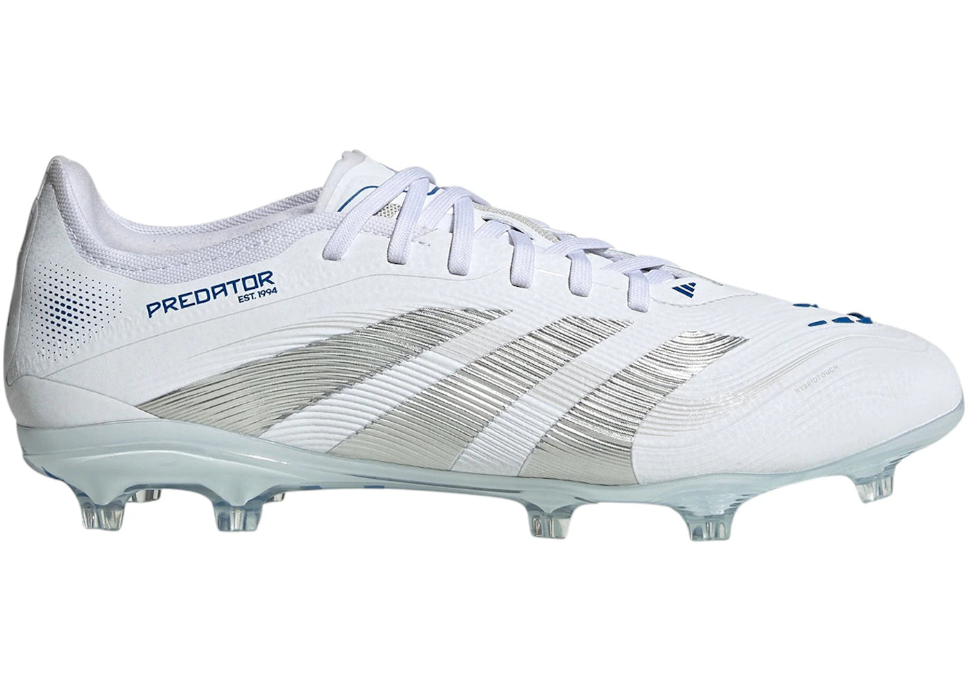 adidas Predator Pro FG Cloud White Silver Metallic Bright Royal