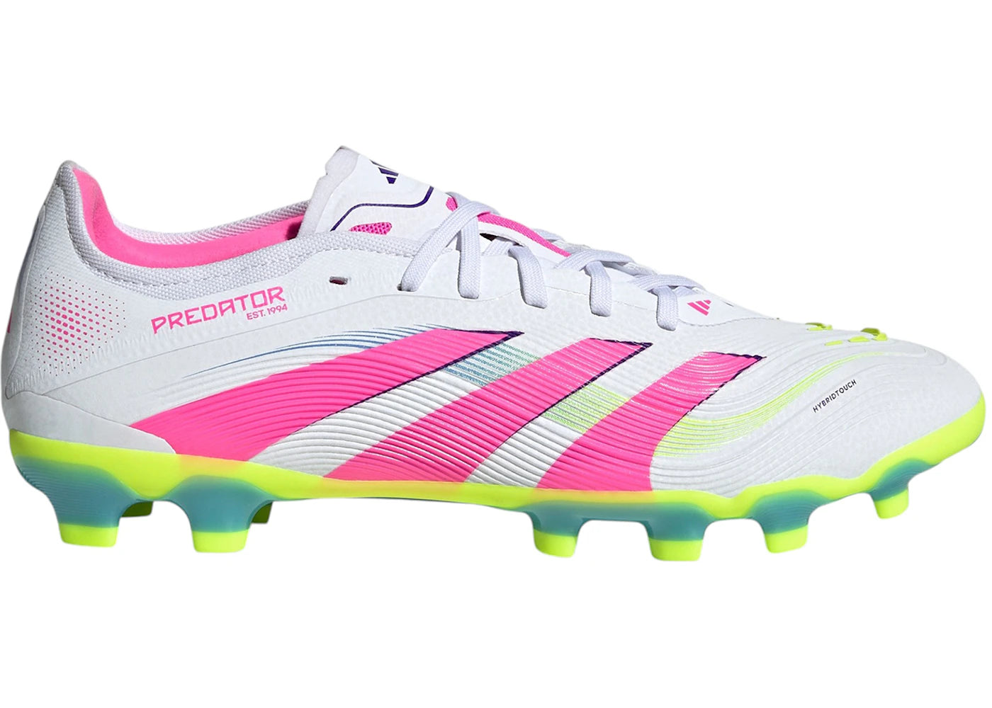 adidas Predator Pro MG Cloud White Lucid Pink Lucid Lemon