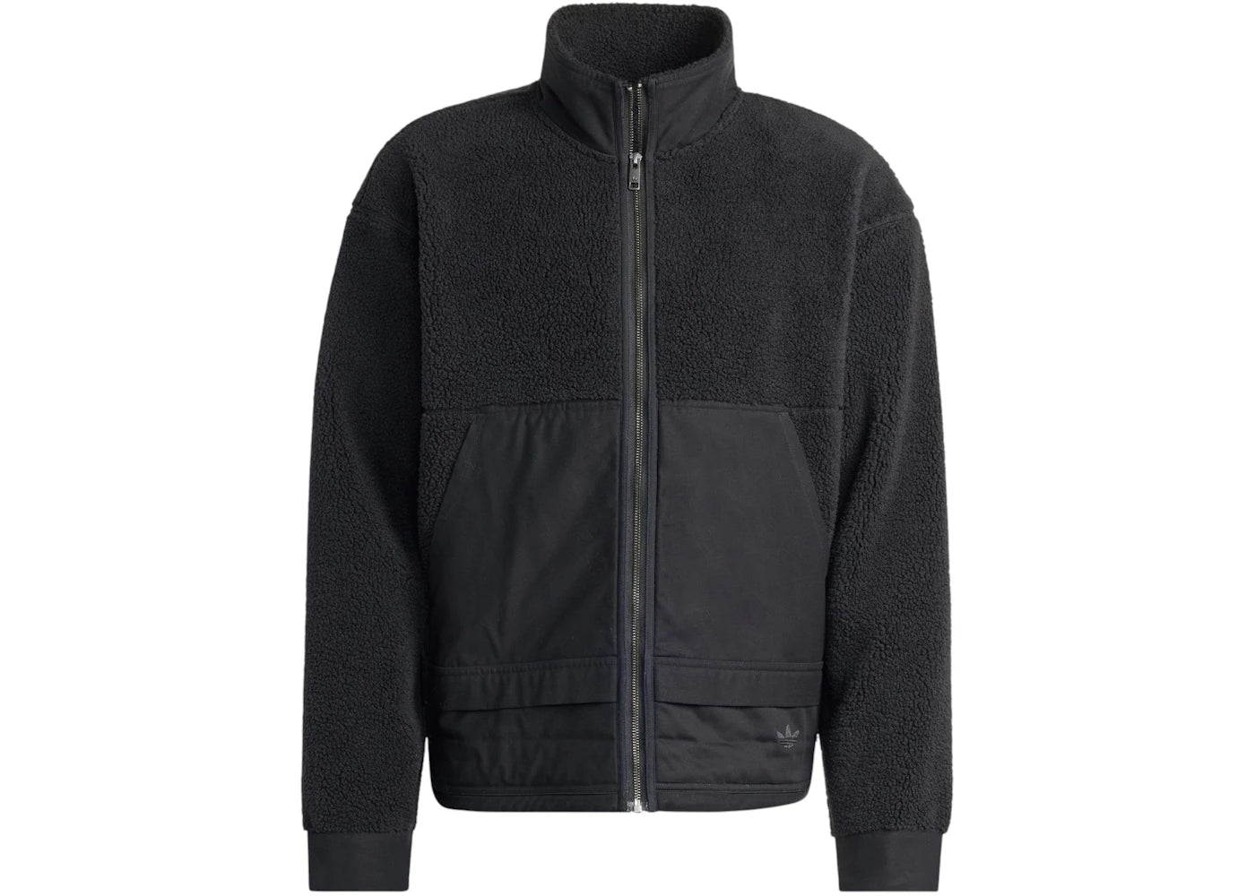 adidas Premium Essentials Polar Fleece Full-Zip Jacket Black