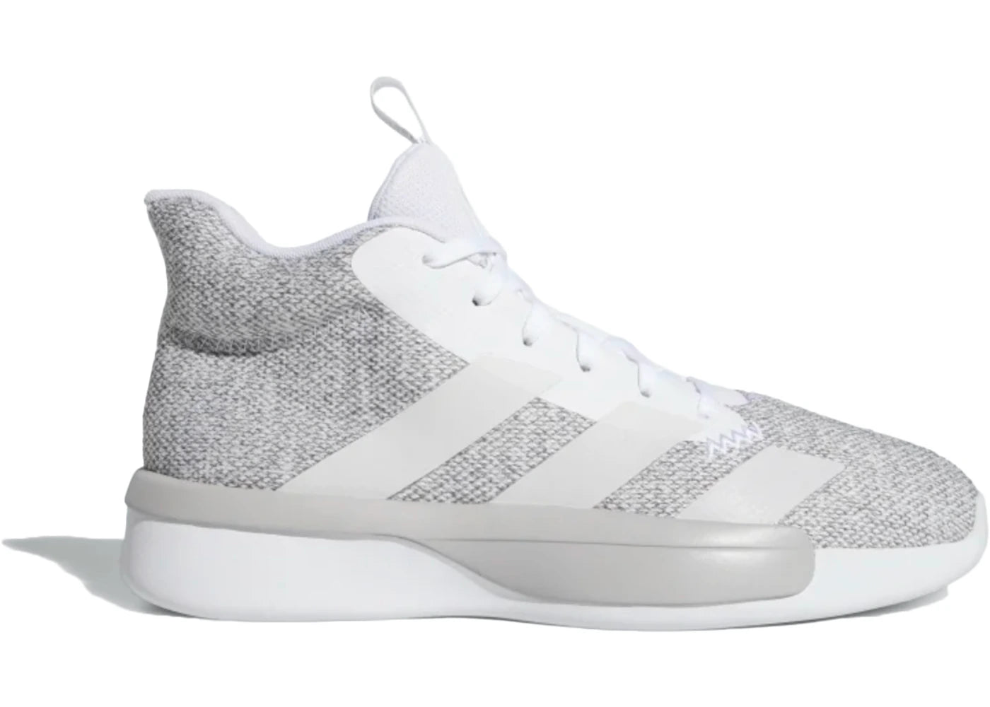 adidas Pro Next 2019 Cloud White Grey Two