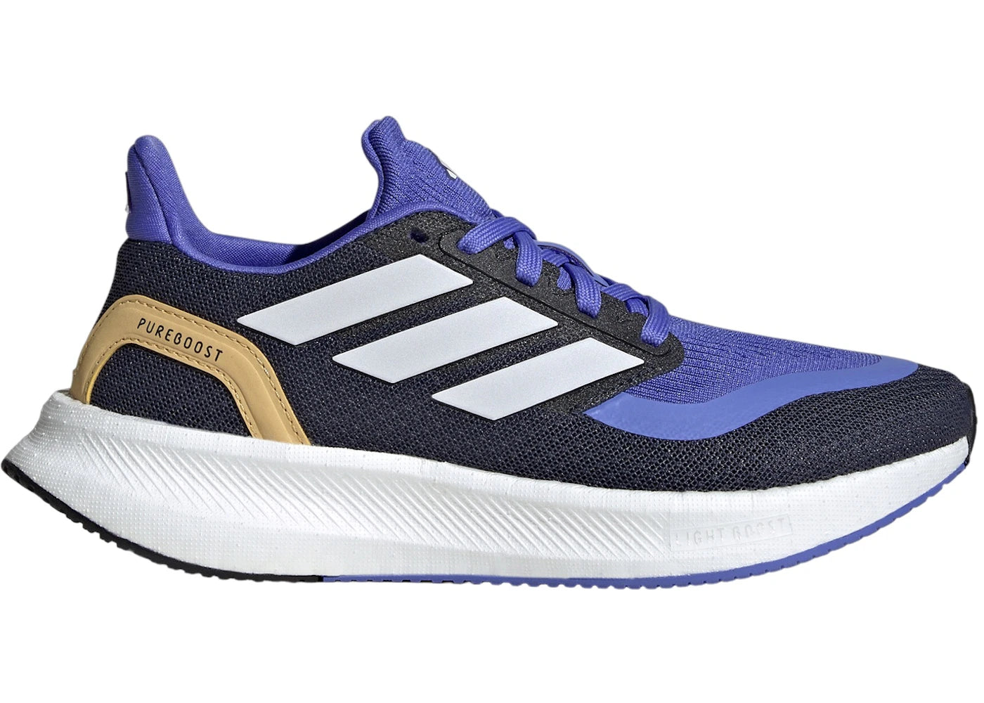 adidas Pureboost Light Shadow Navy Cloud White Cobalt Blue (GS)