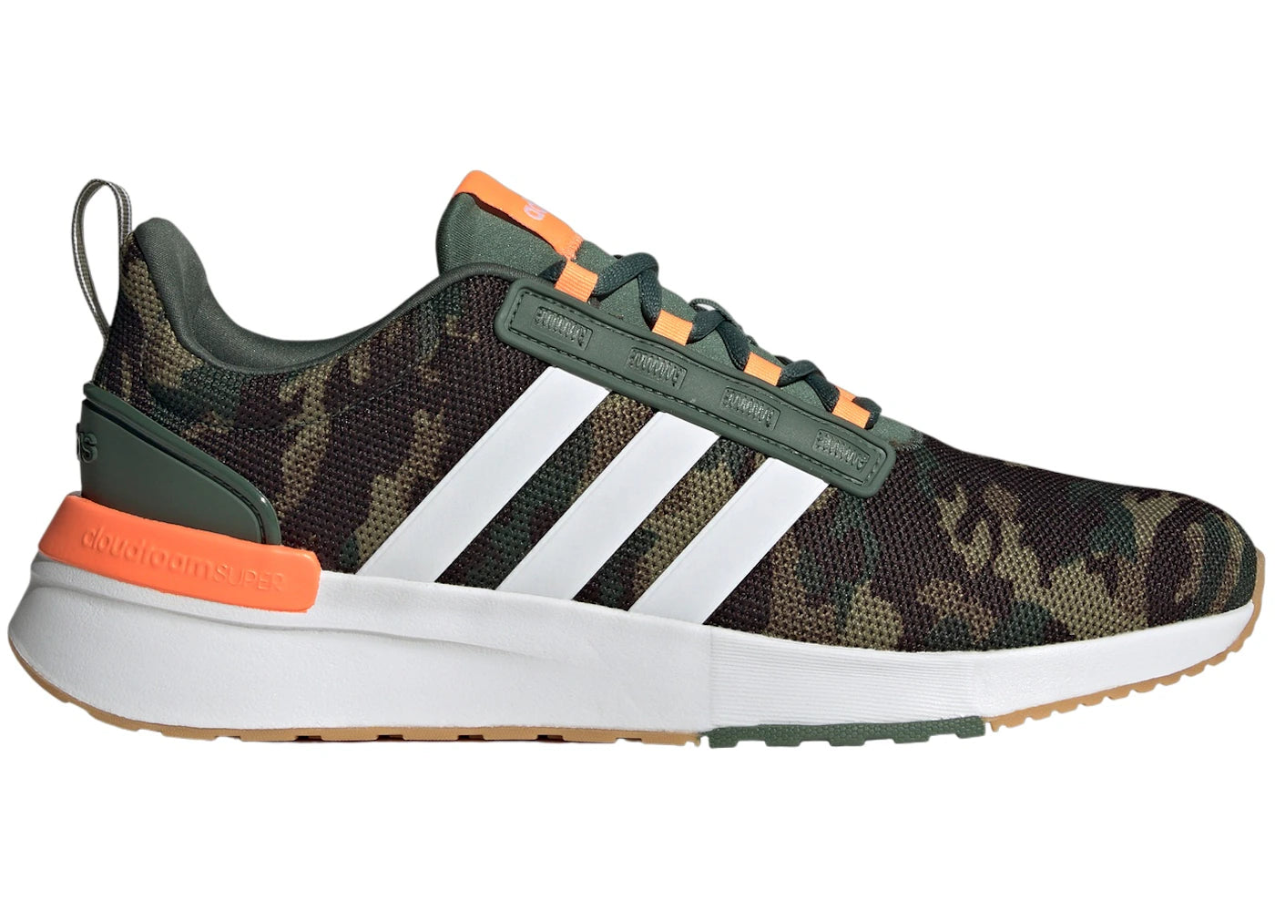 adidas Racer TR21 Green Oxide Cloud White Screaming Orange