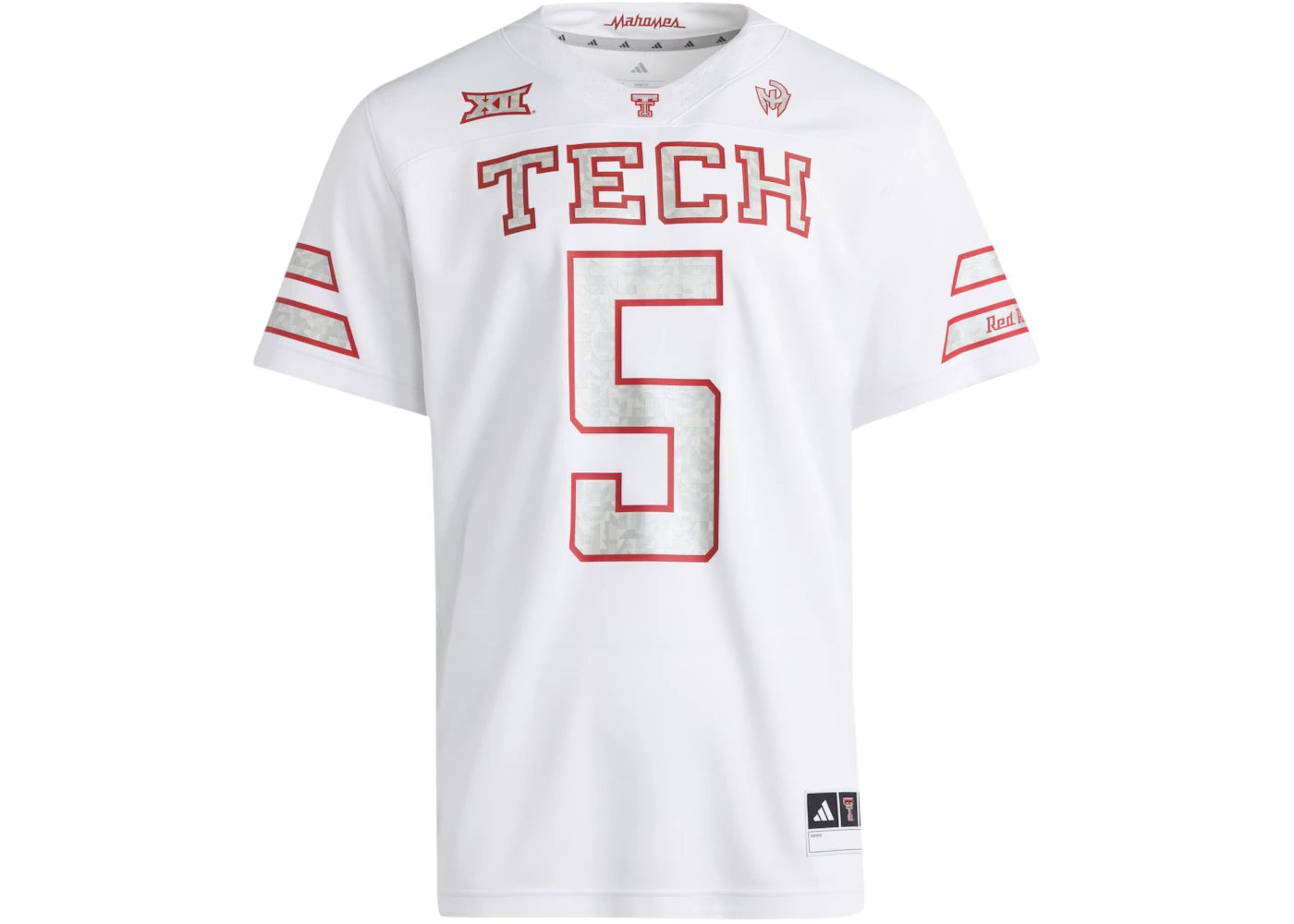 adidas Raiders Patrick Mahomes Too Cold Premier Jersey Red White