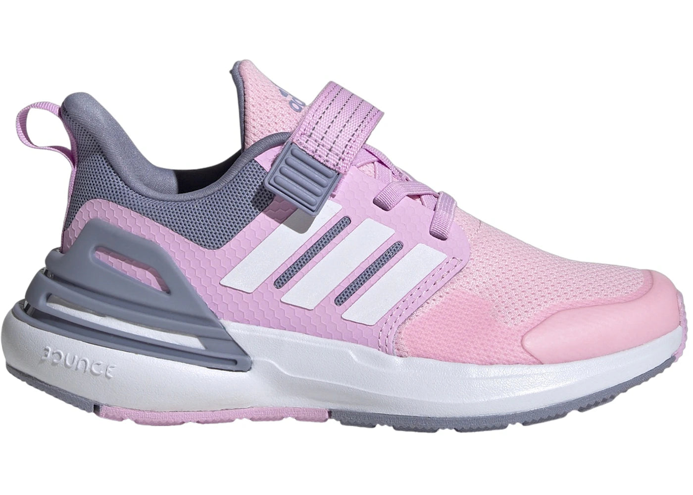 adidas Rapidasport Bounce Top Strap Clear Pink Cloud White Bliss Lilac (GS)